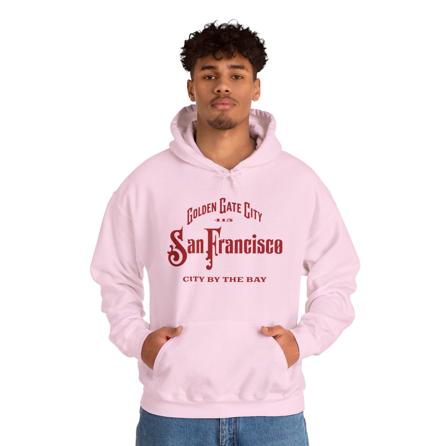 San Francisco City by the Bay Vintage Script Hoodie