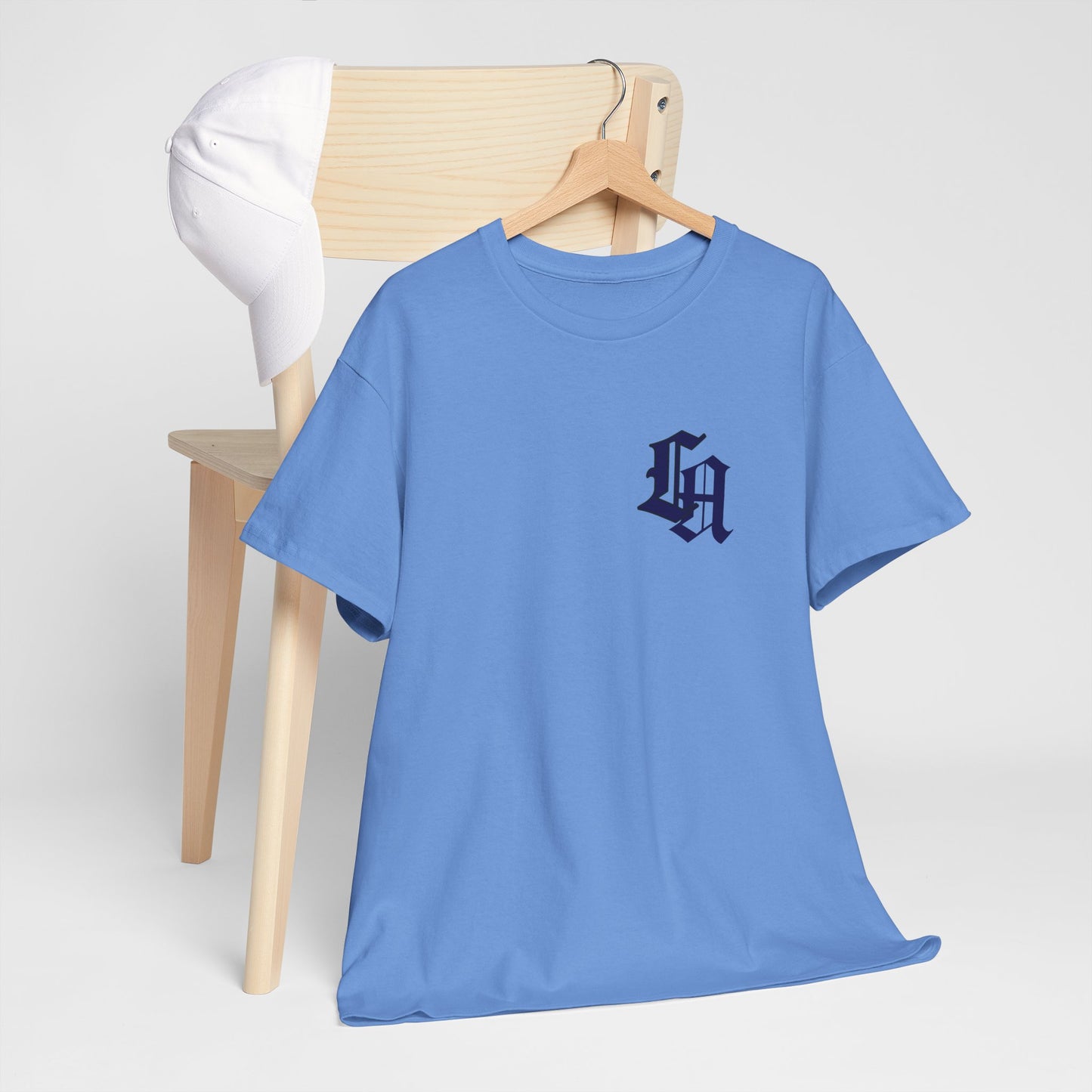 Gothic LA Minimalist Chest Tee: Premium Urban Streetwear