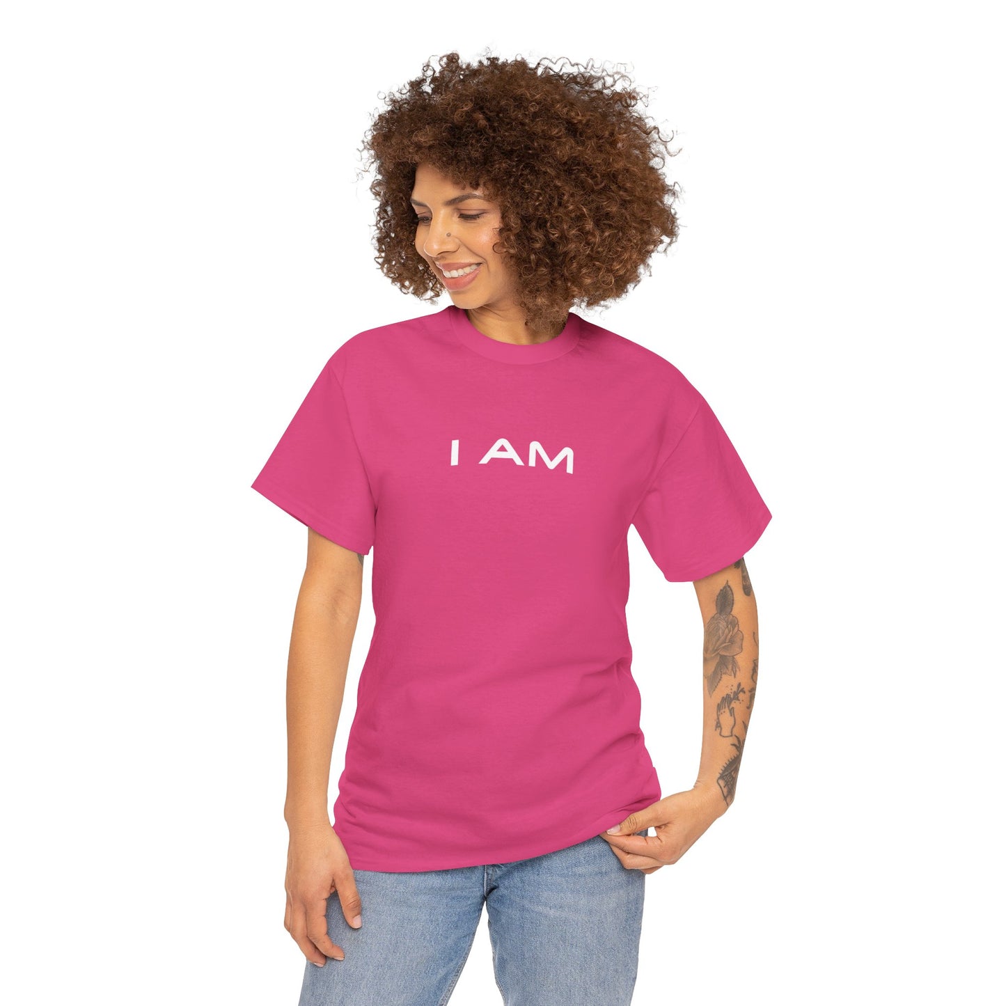 I AM Unisex Heavy Cotton Tee