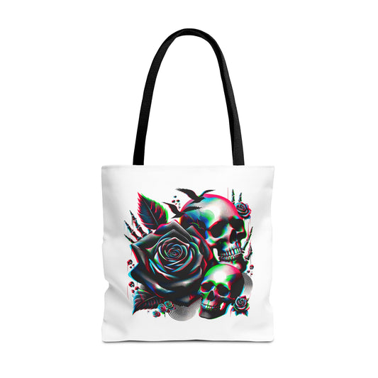 Skulls and Roses Tote Bag