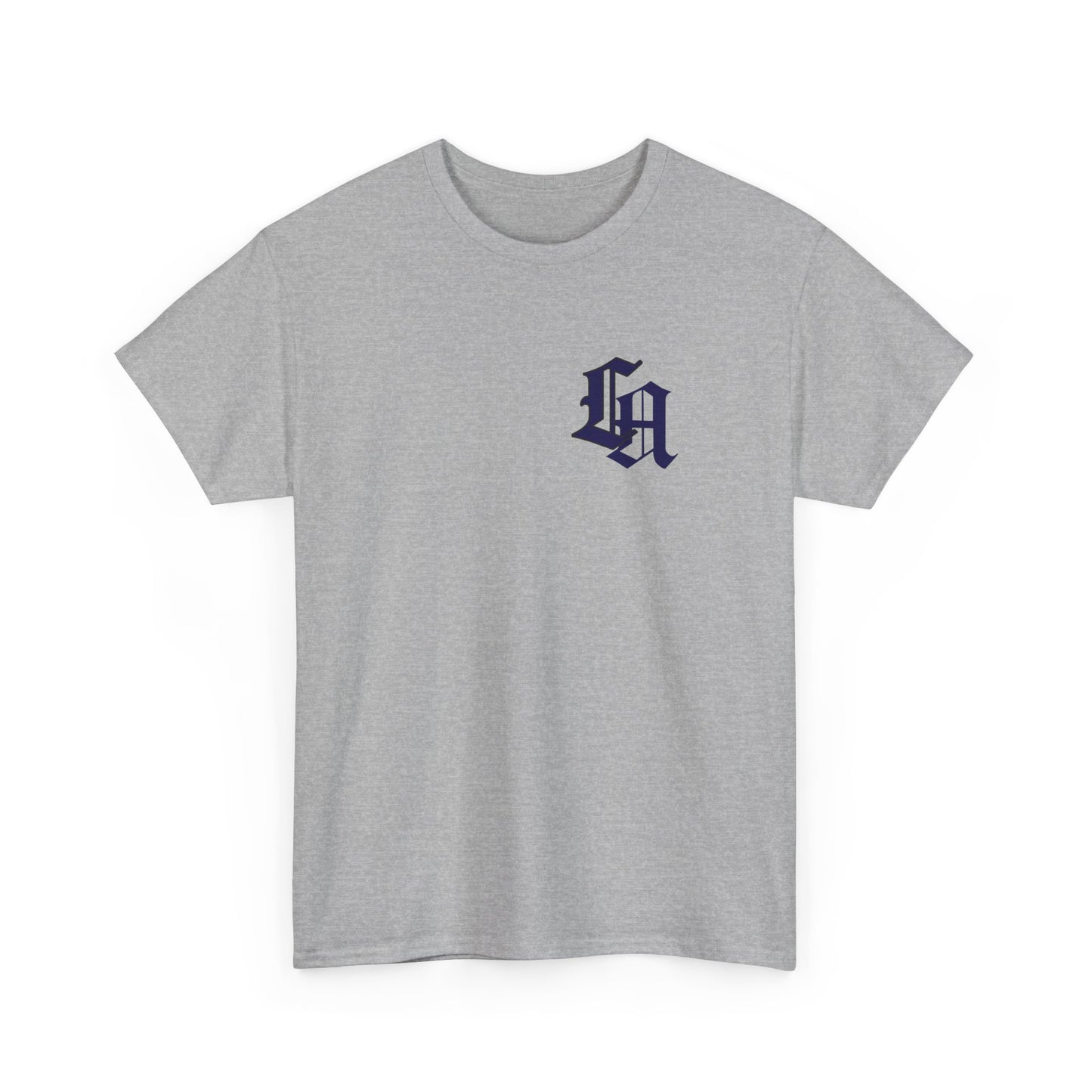 Gothic LA Minimalist Chest Tee: Premium Urban Streetwear