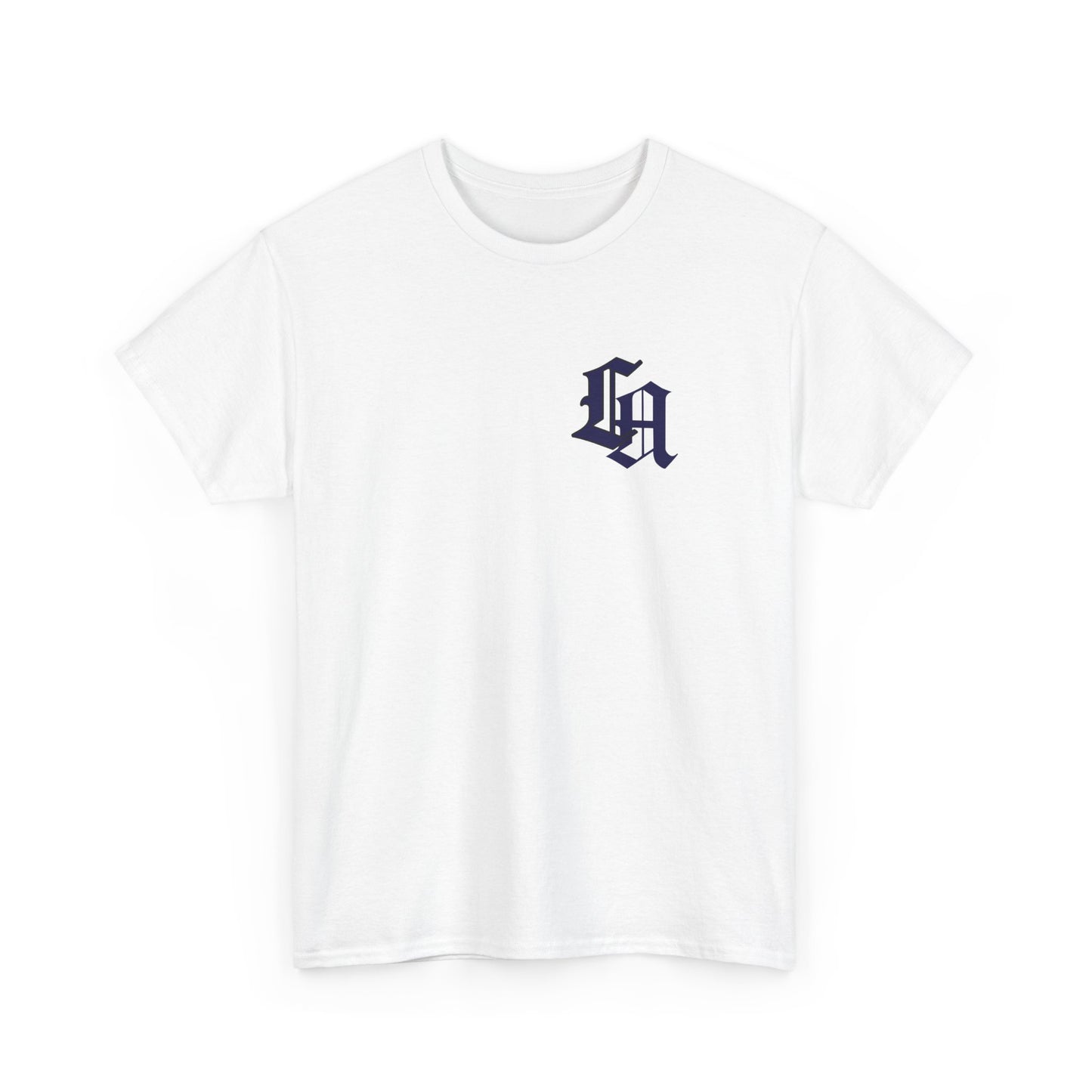 Gothic LA Minimalist Chest Tee: Premium Urban Streetwear