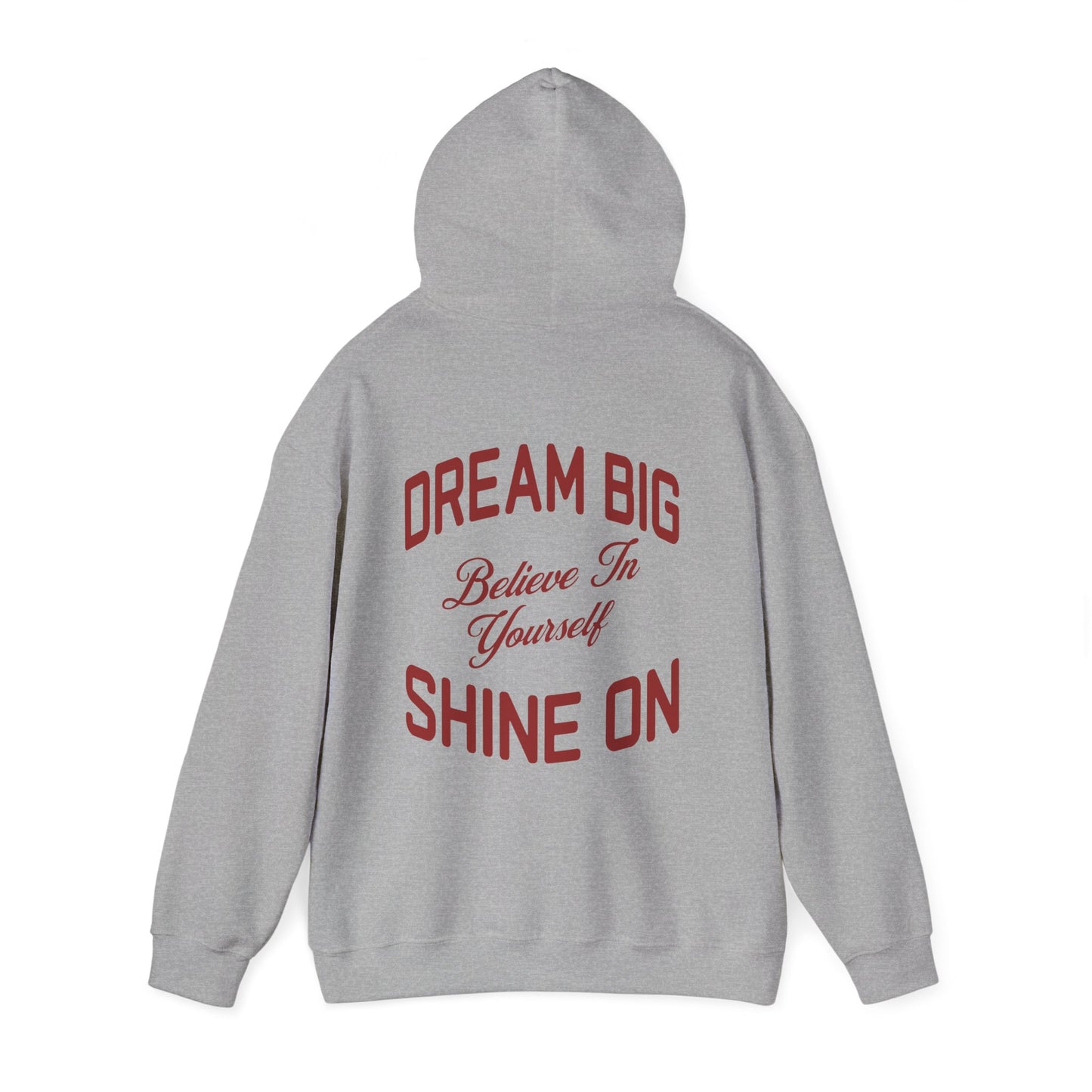 Dream Big Shine On: Inspirational Motivational Premium Hoodie