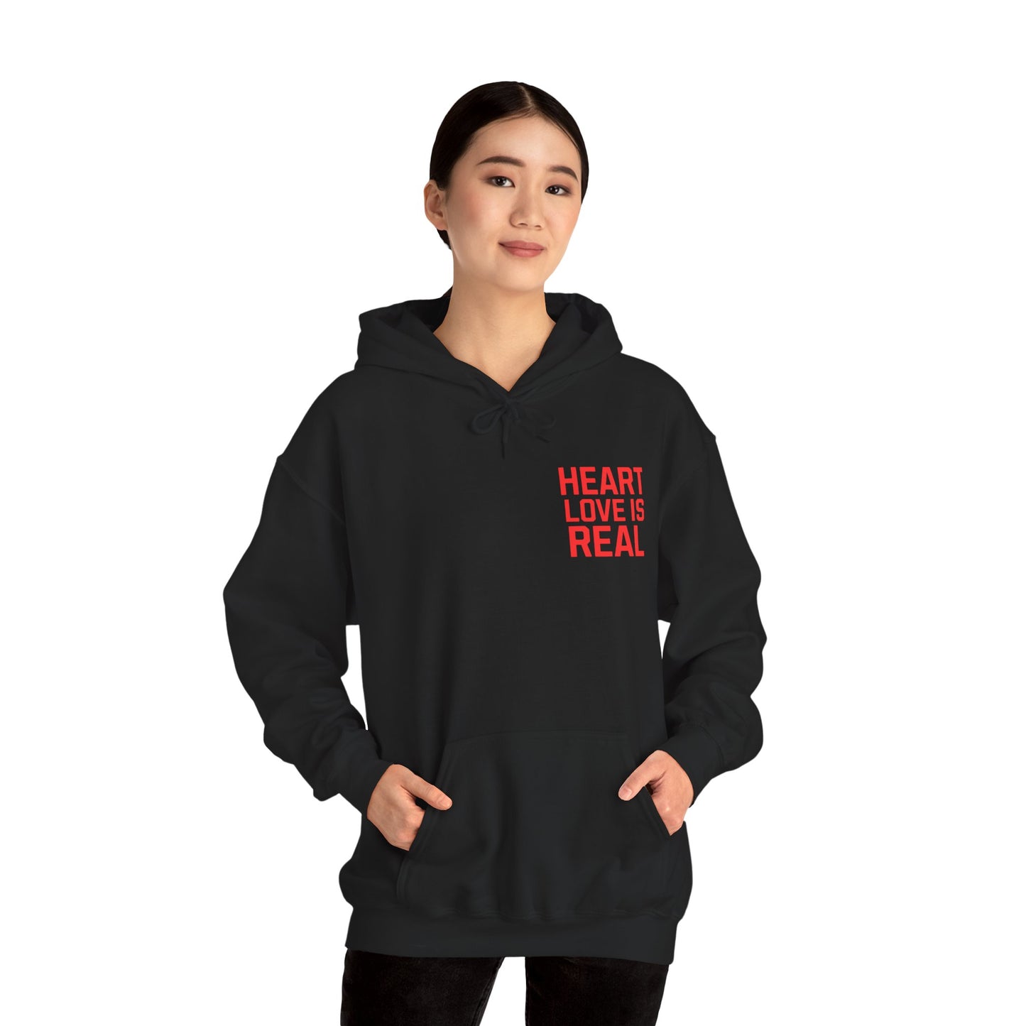 Heart Love Is Real Hoodie