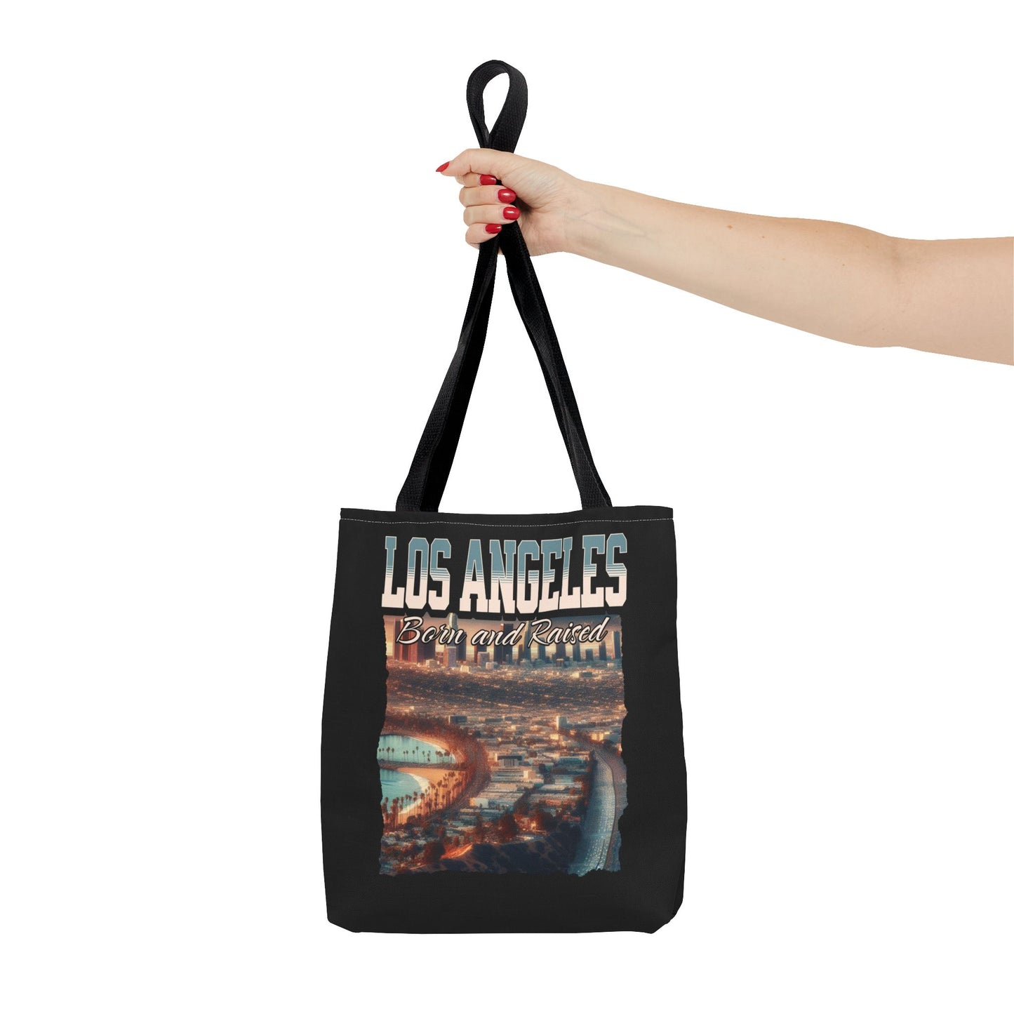 Los Angeles Born and Raised Tote Bag