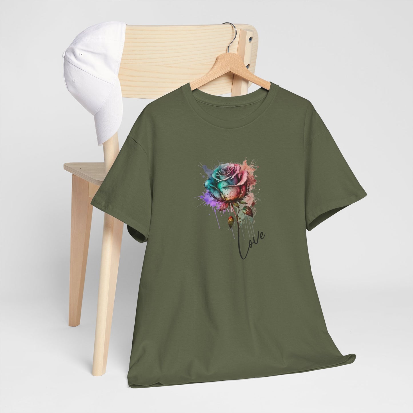 Blooming Style Rose Tee – Dripp’N Gear