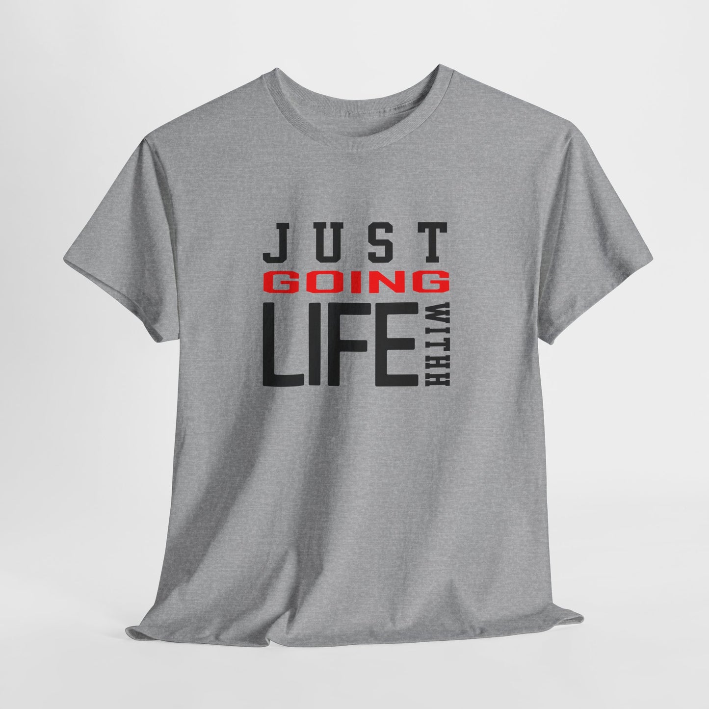 Just Going With Life Premium Aesthetic Minimalist Tee