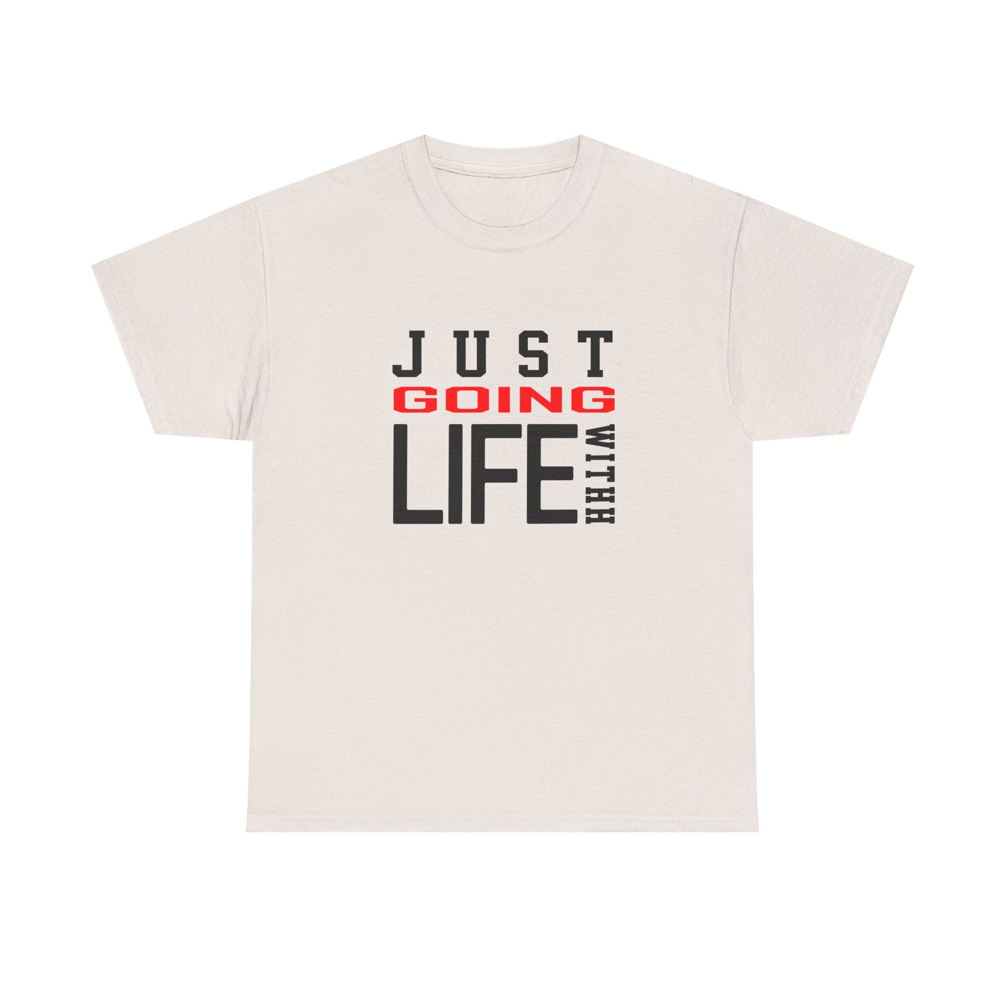 Just Going With Life Premium Aesthetic Minimalist Tee