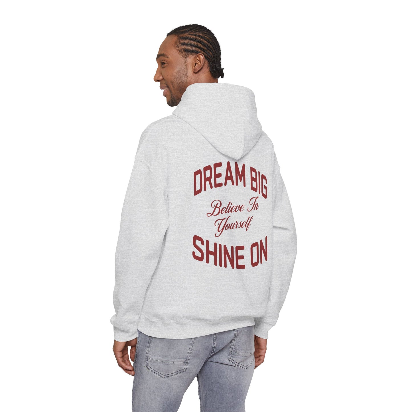Dream Big Shine On: Inspirational Motivational Premium Hoodie