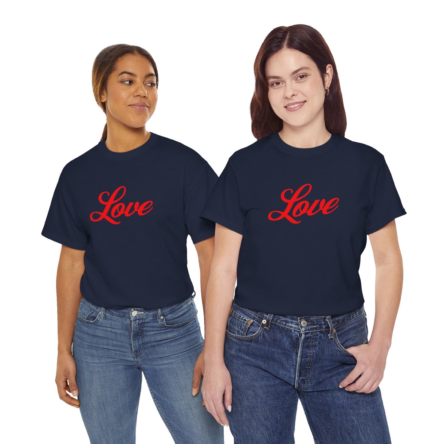Minimal Love Graphic Tee — Simple Heart Design for Everyday Wear
