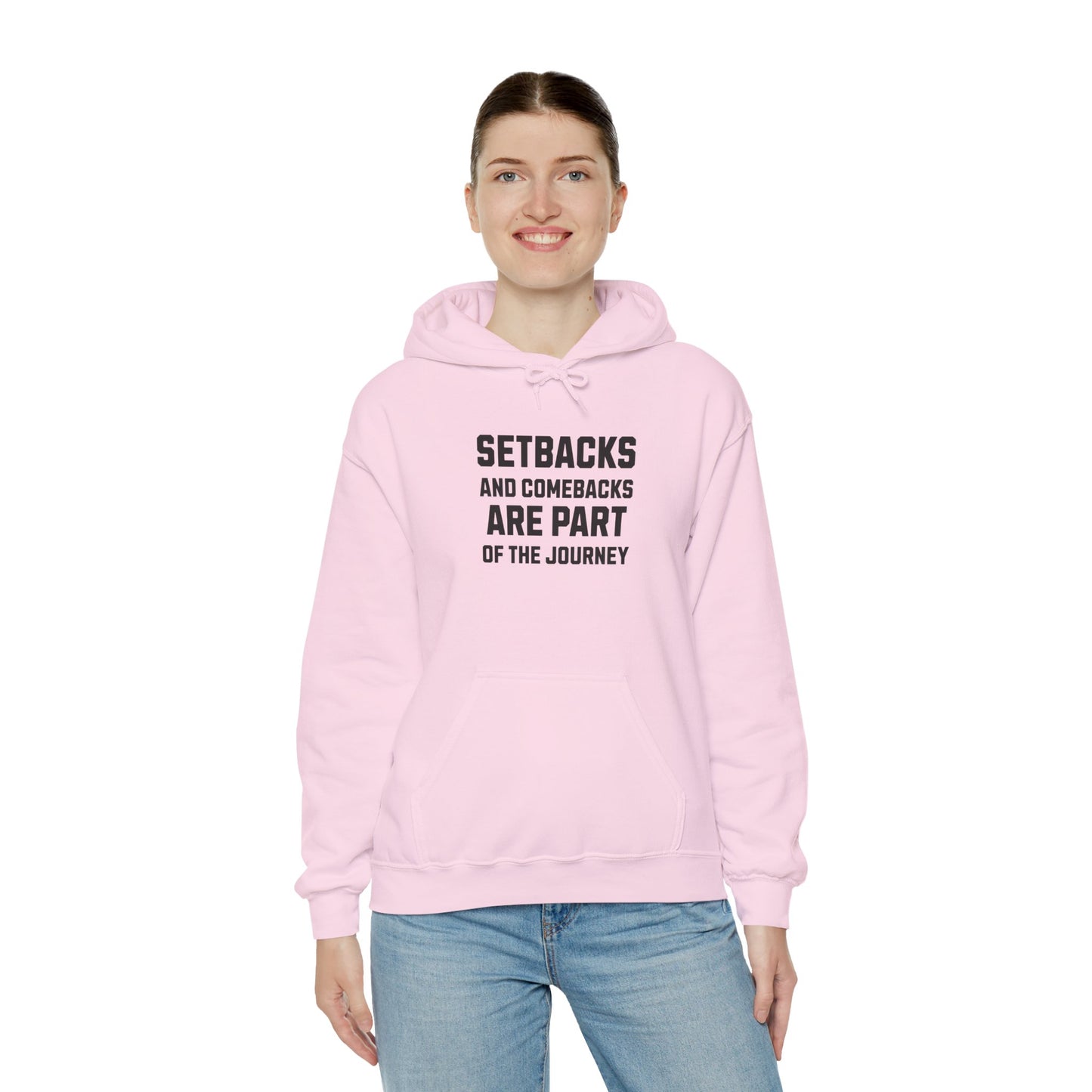 Never Give Up Motivational Hoodie