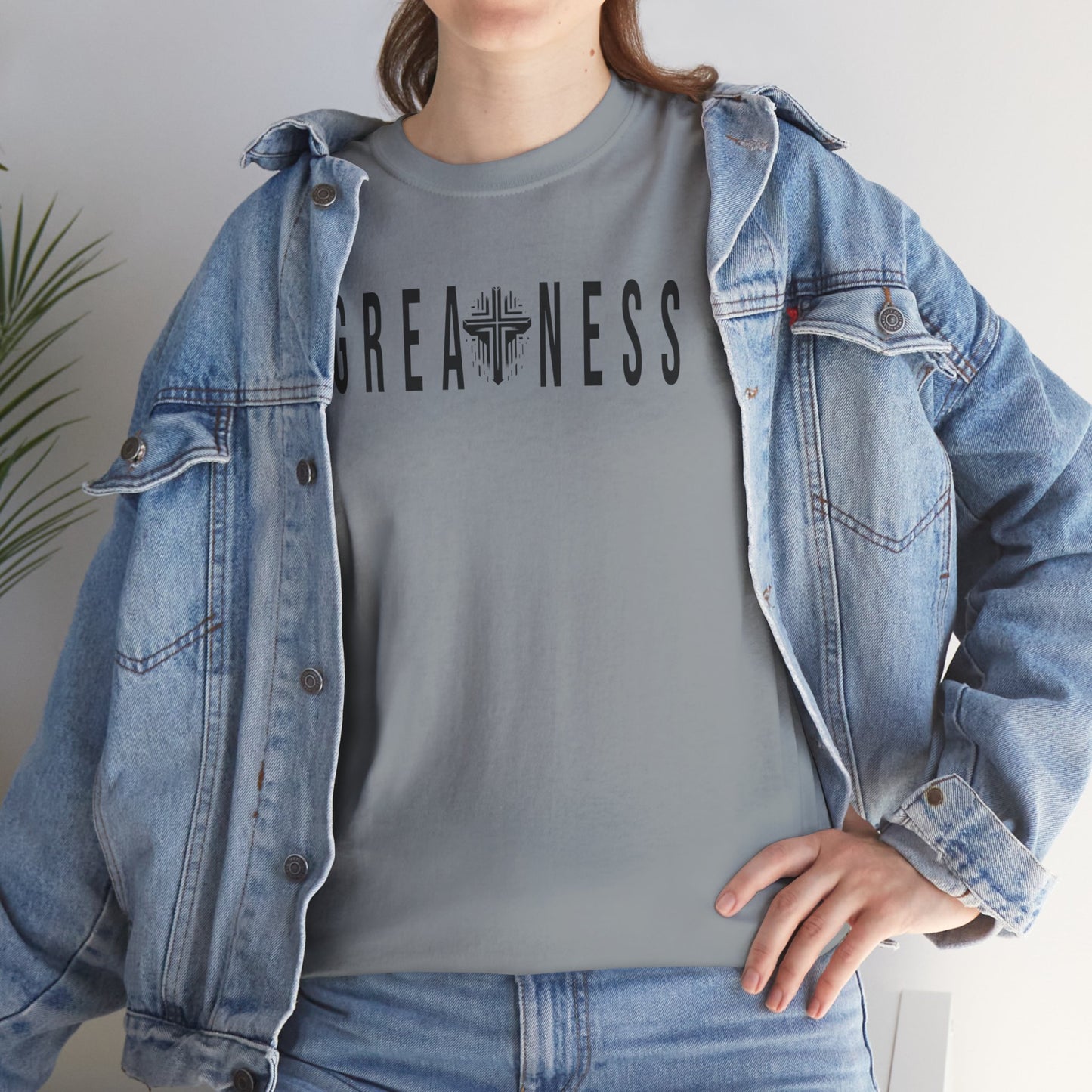 Greatness Inspirational Unisex Tee - Motivational Positive Quote Shirt