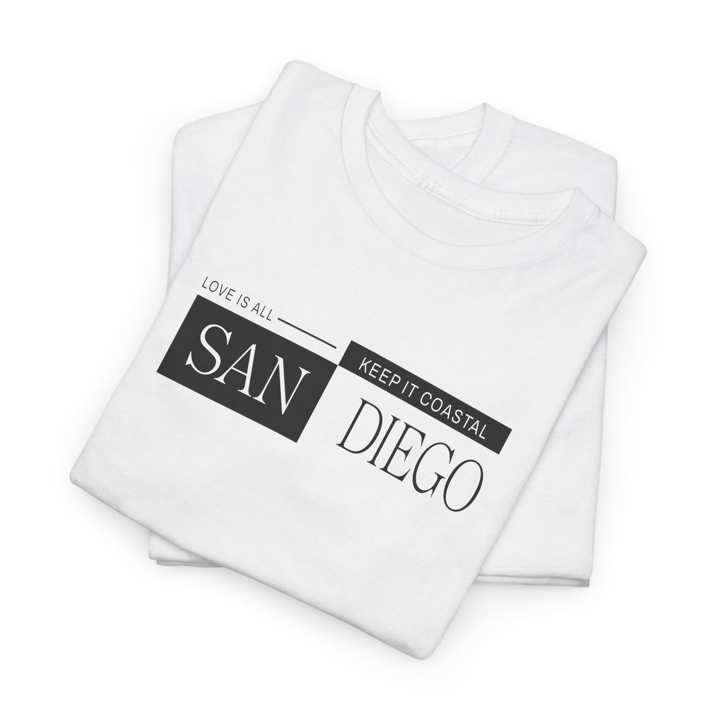 Stylish San Diego Vibes Graphic Tee