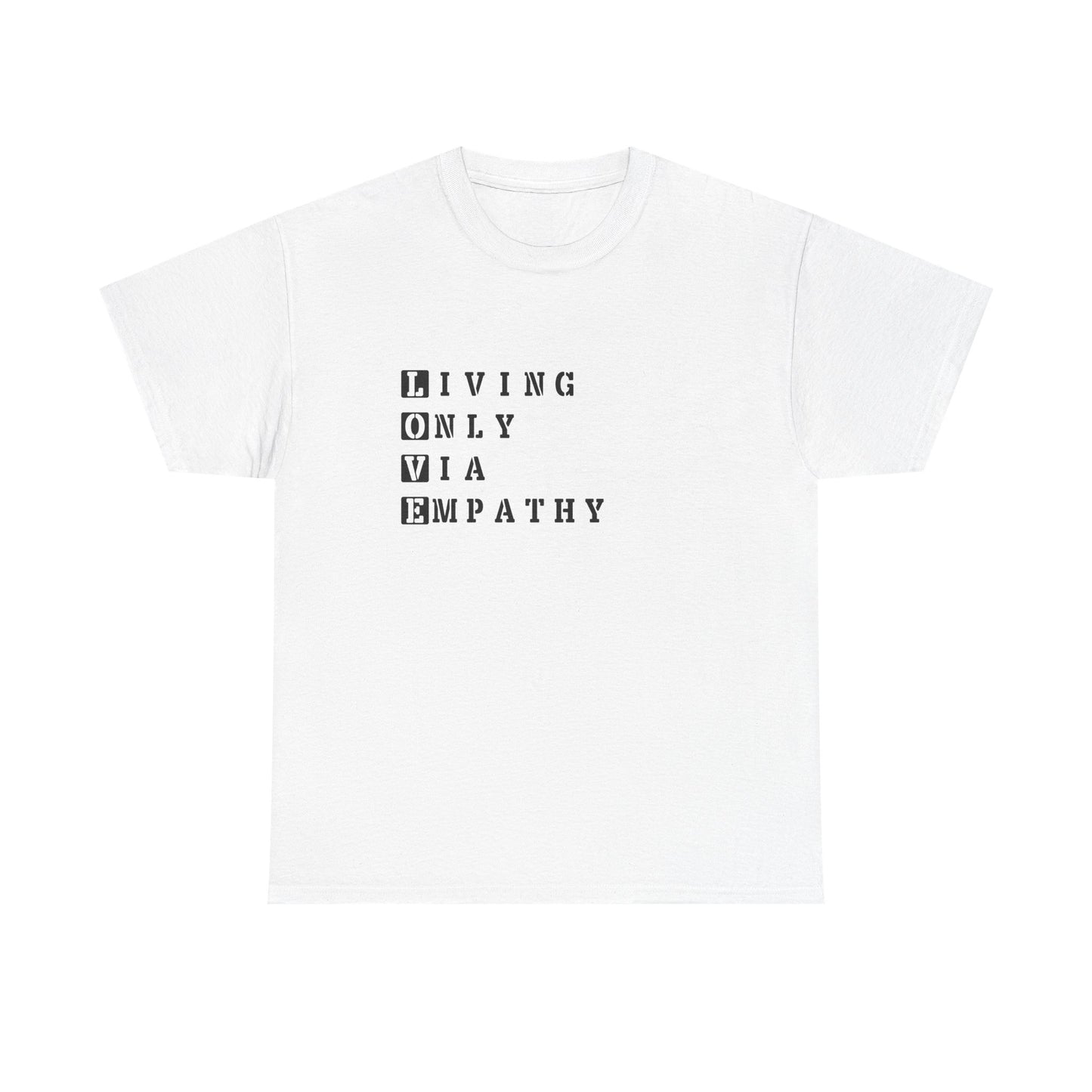 The Love Box: Living Only Via Empathy (L.O.V.E.) Premium Tee