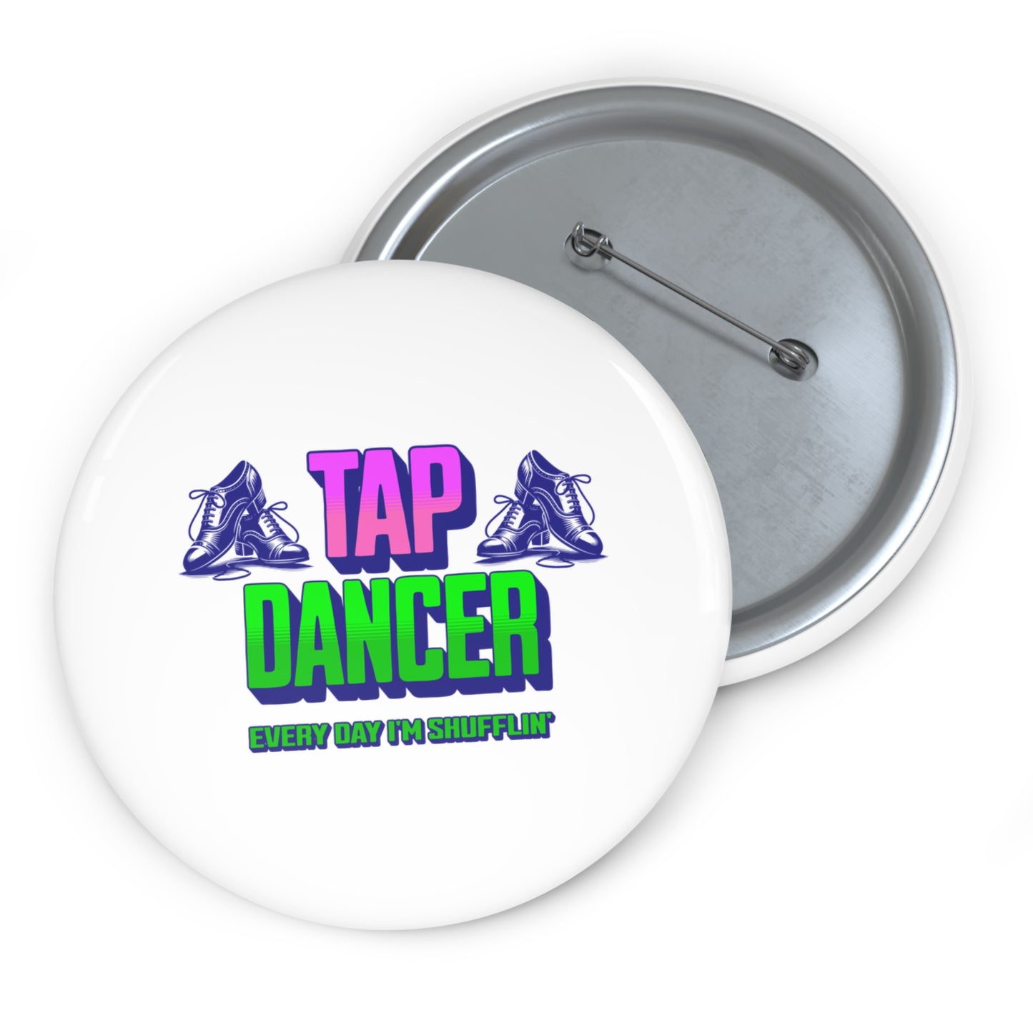 Tap Dancer Pin Buttons