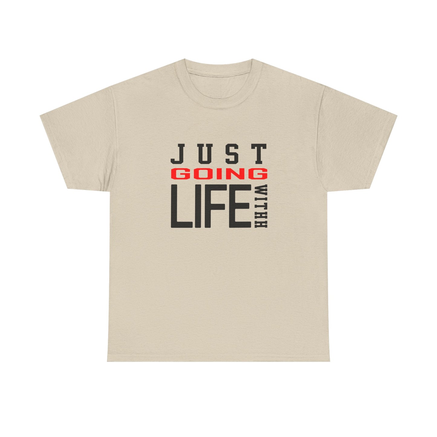 Just Going With Life Premium Aesthetic Minimalist Tee