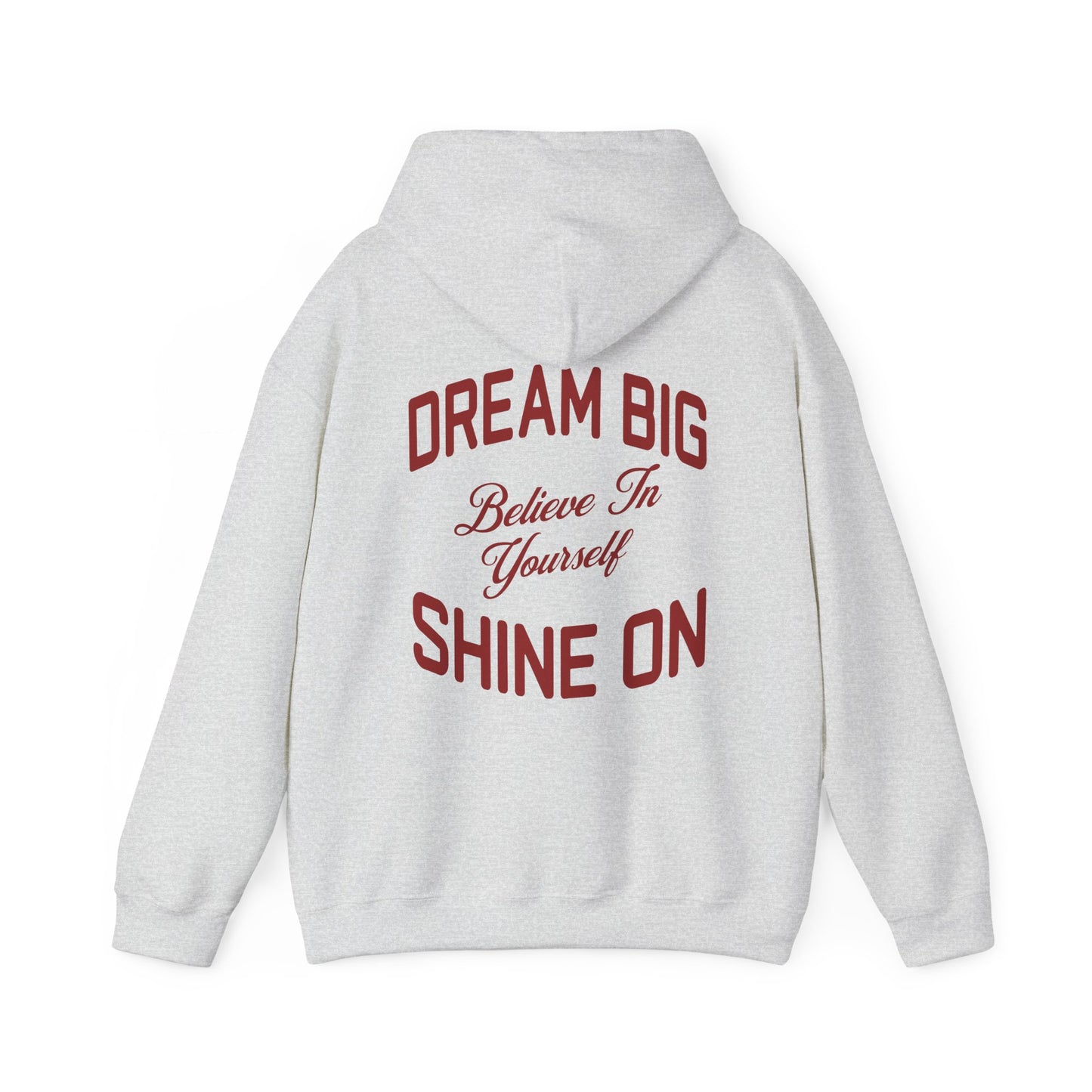 Dream Big Shine On: Inspirational Motivational Premium Hoodie