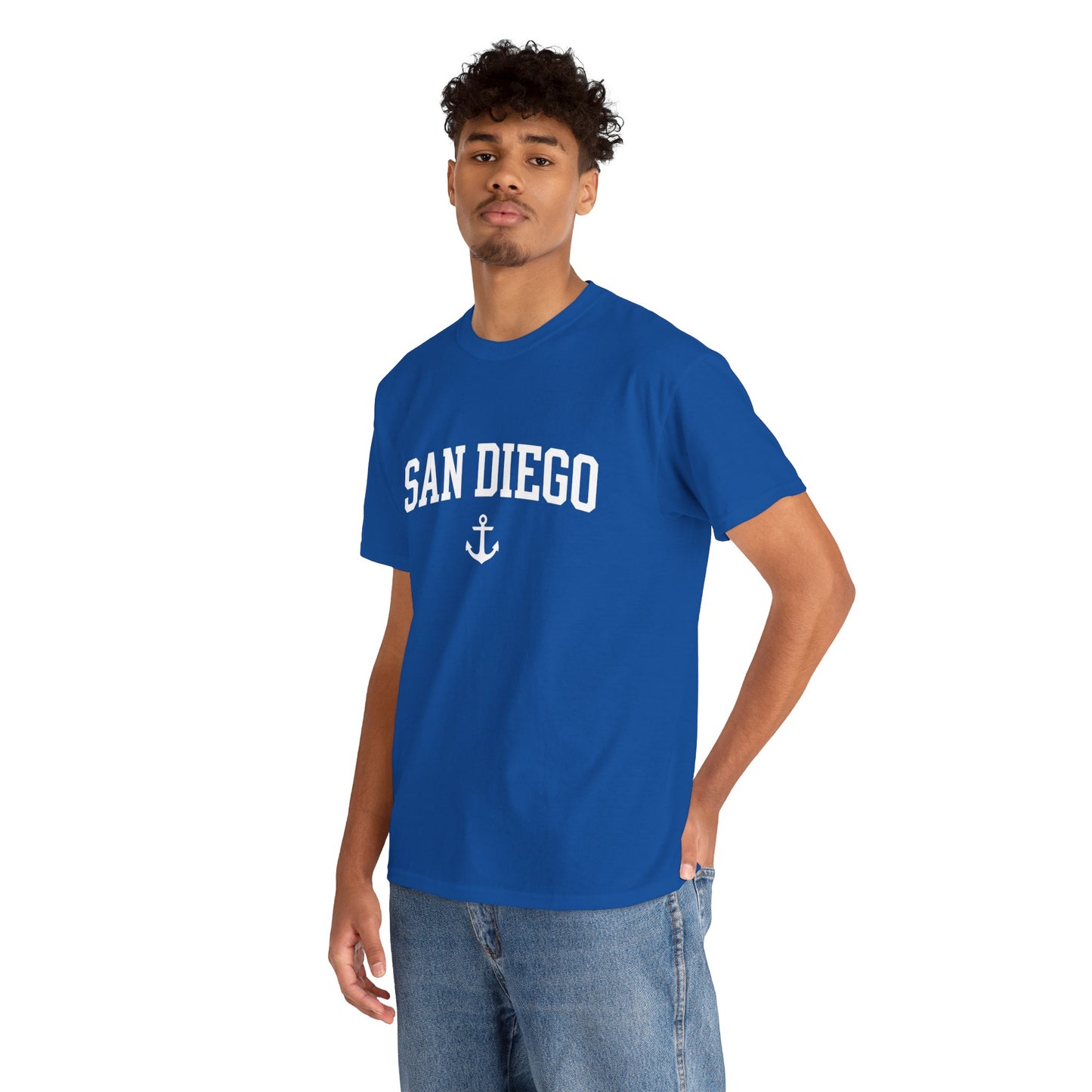 Maritime Heritage: San Diego Anchor Premium Boxy Tee