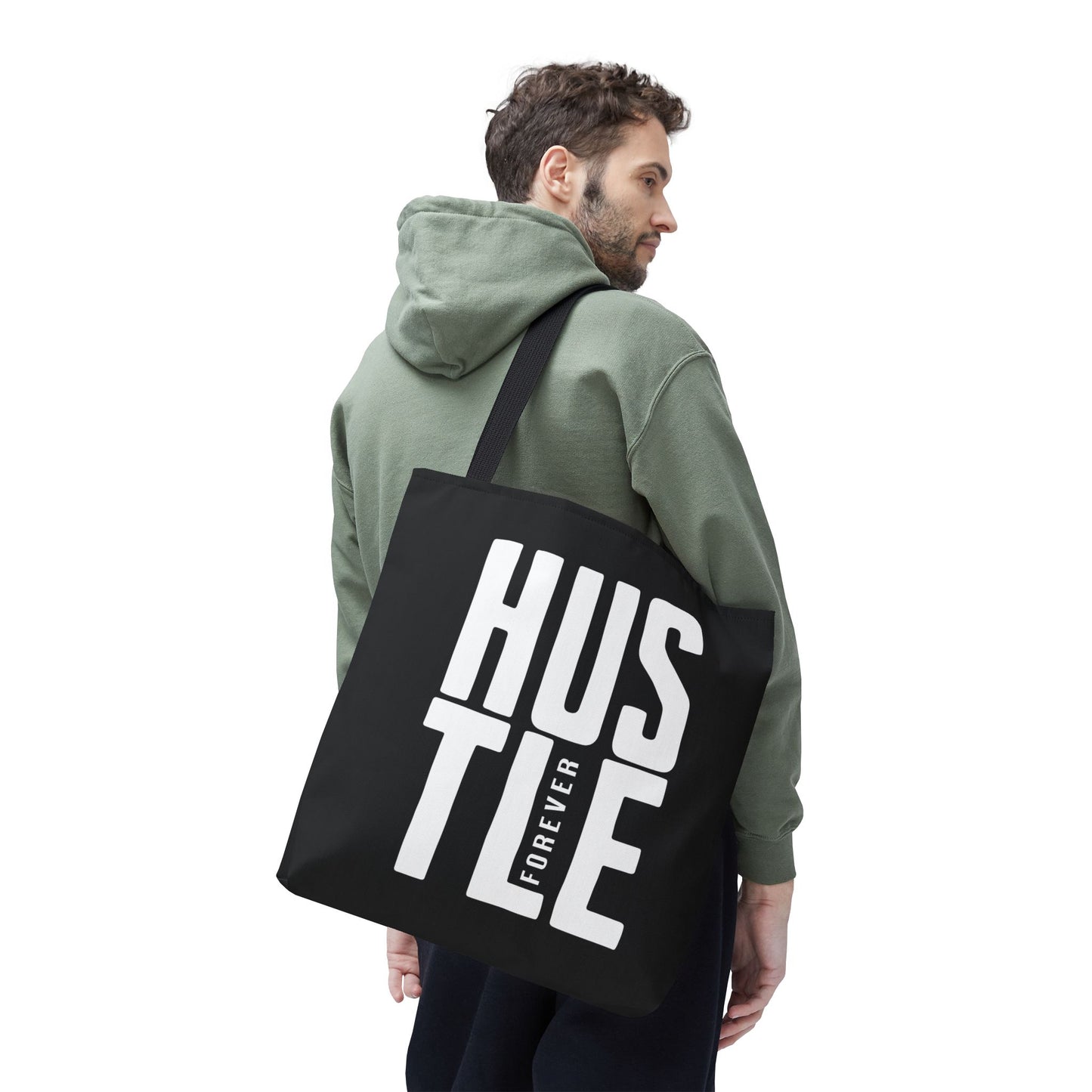 Hustle Forever Canvas Tote Bag