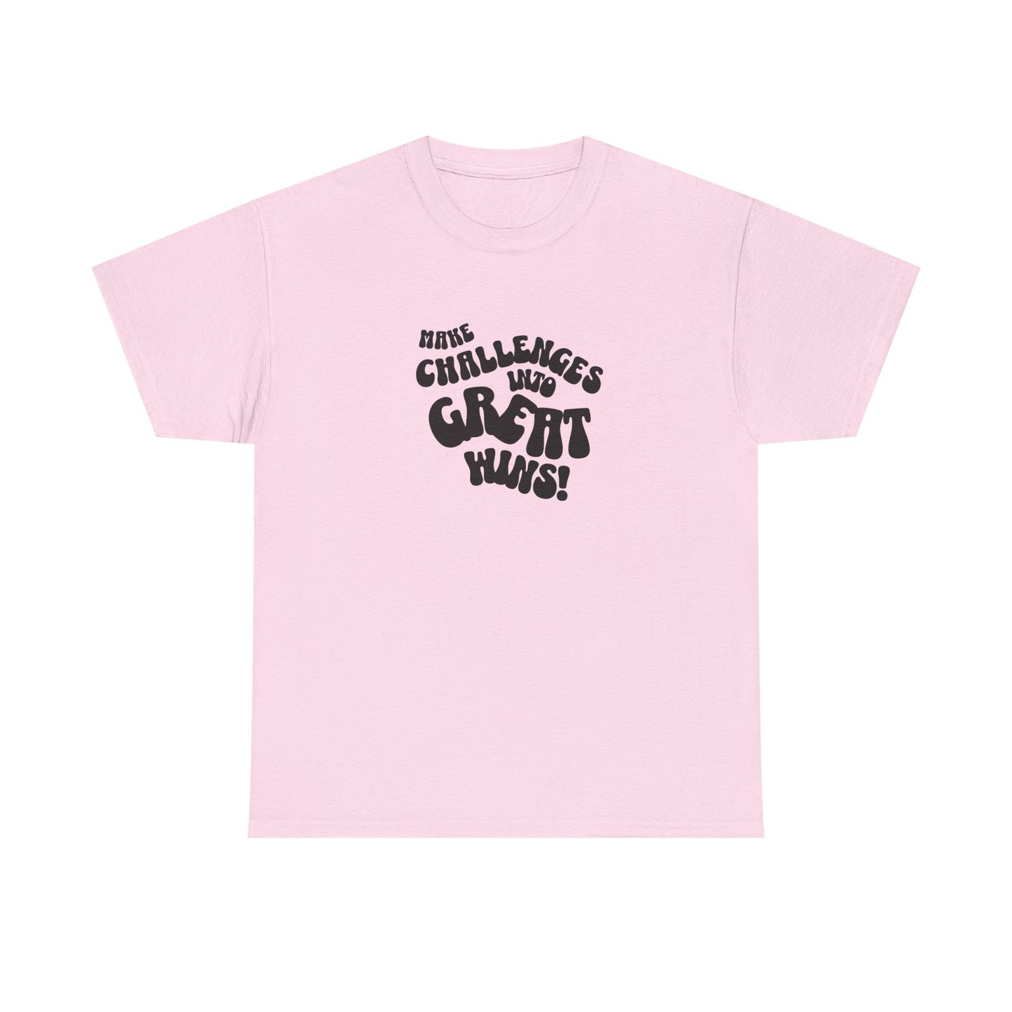 Challenge Accepted: Motivational Unisex Cotton Tee