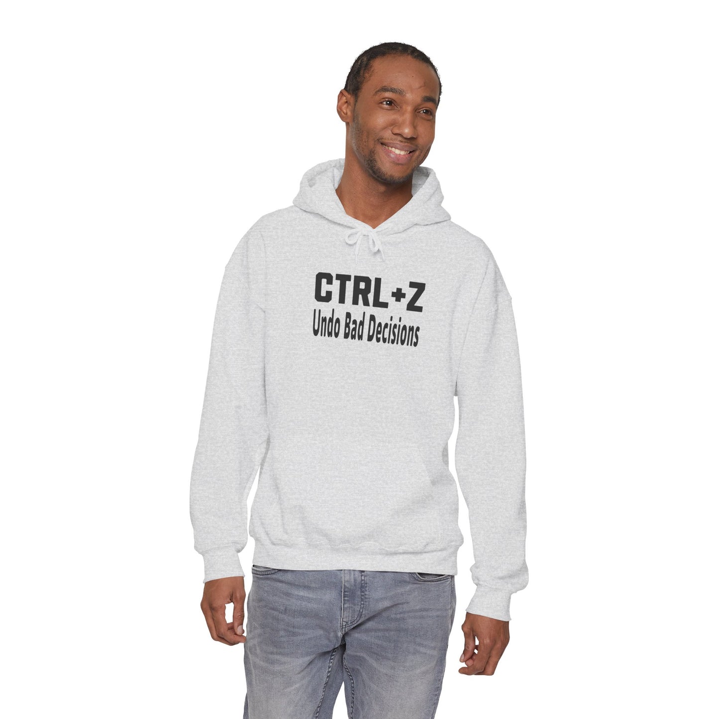 Funny CTRL+Z Undo Bad Decisions Tech Humor Hoodie