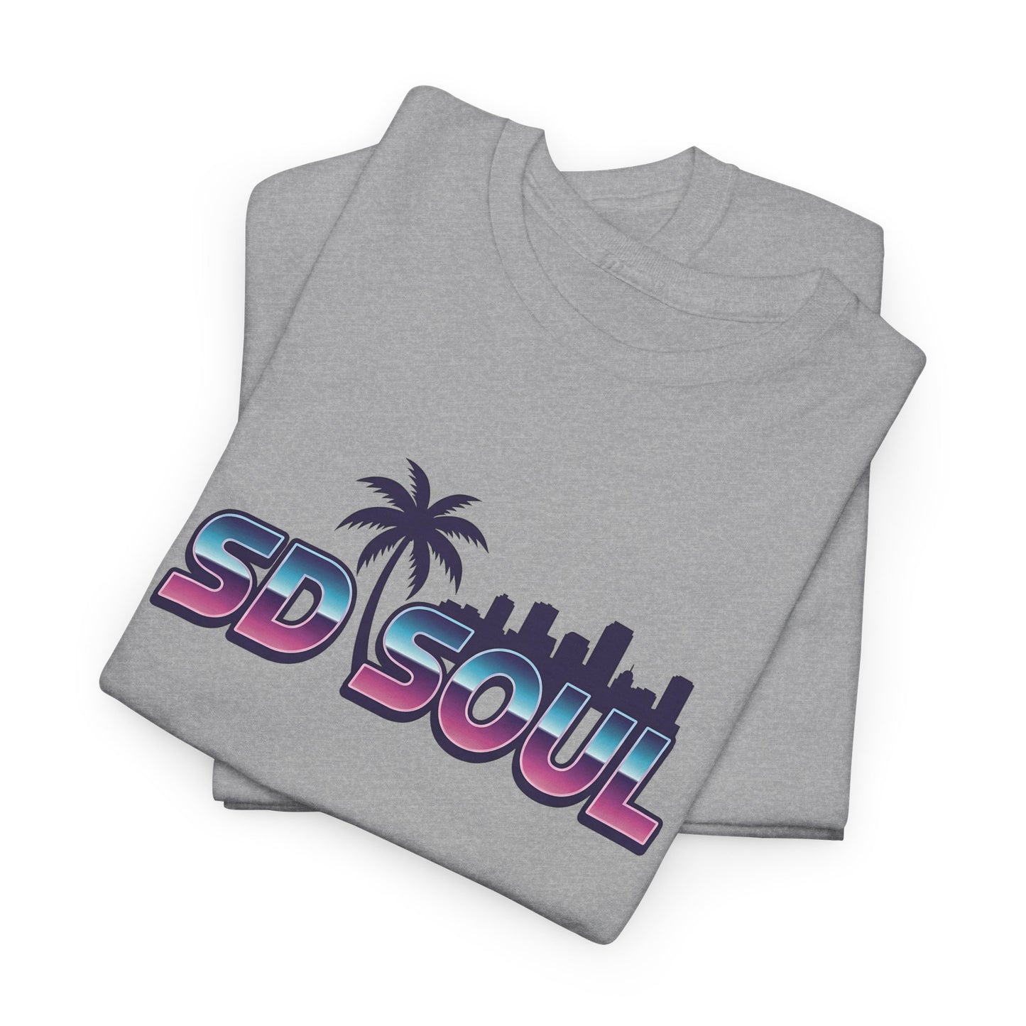 San Diego Soul: Retro Palm Premium Beach Vibe Tee