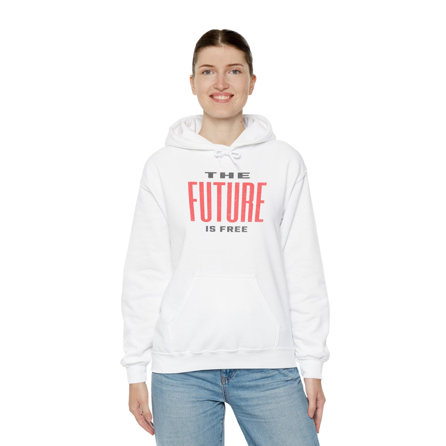Future Bound: The Future Is Free Inspirational Premium Hoodie