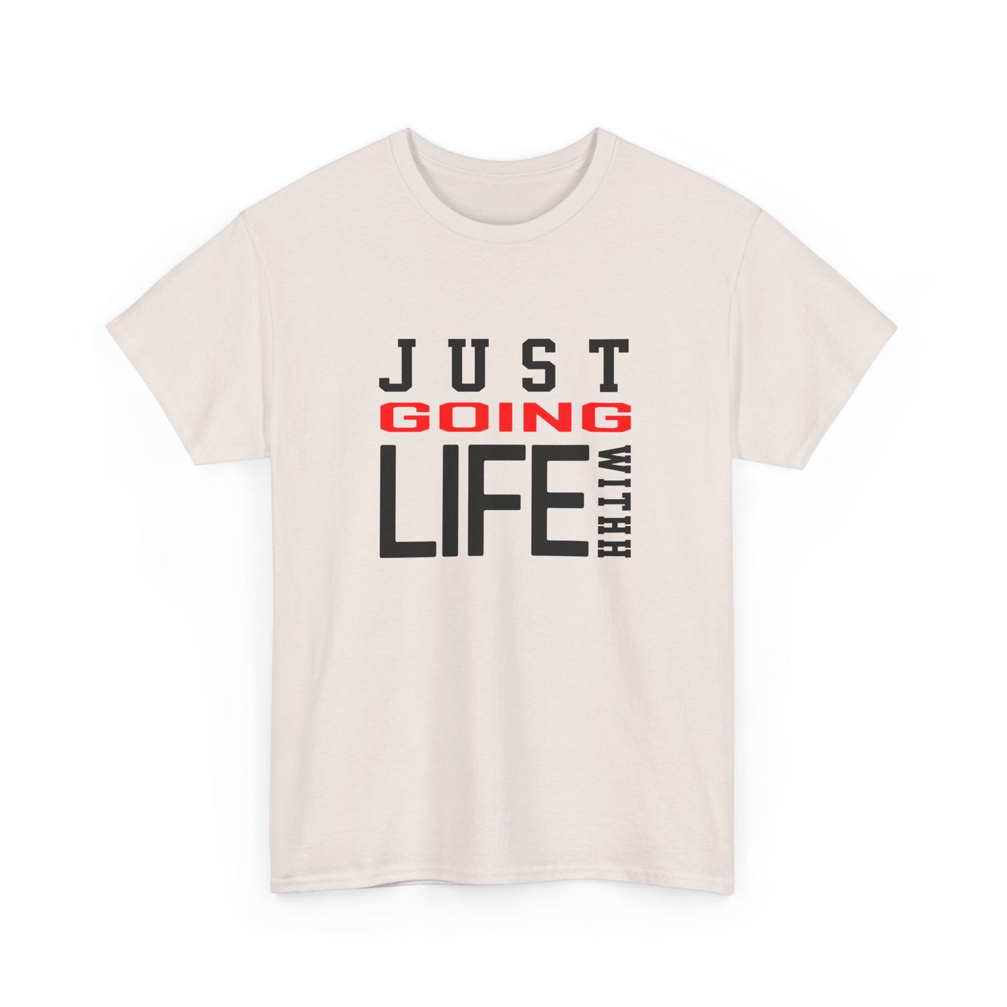 Just Going With Life Premium Aesthetic Minimalist Tee