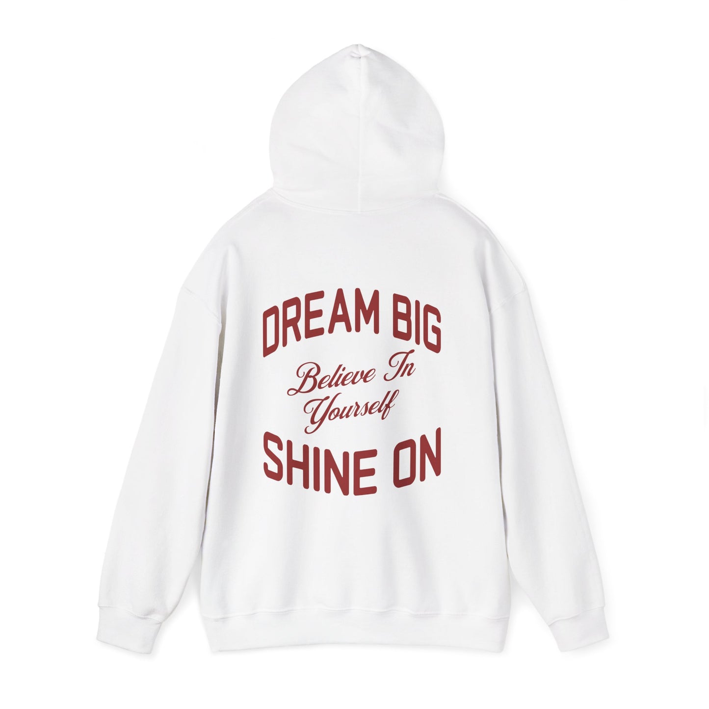 Dream Big Shine On: Inspirational Motivational Premium Hoodie