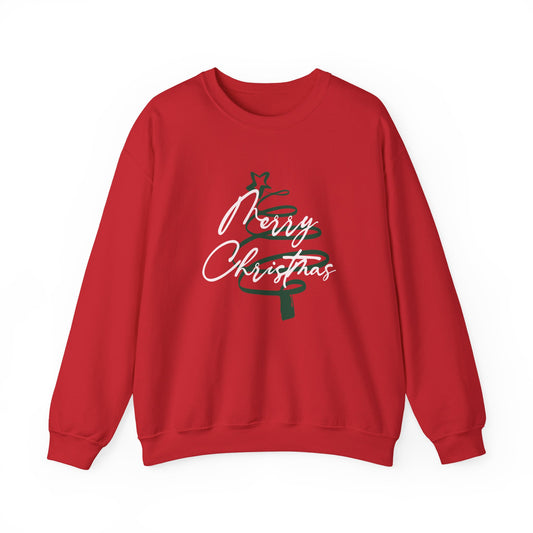 Festive Merry Christmas Unisex Crewneck Sweatshirt