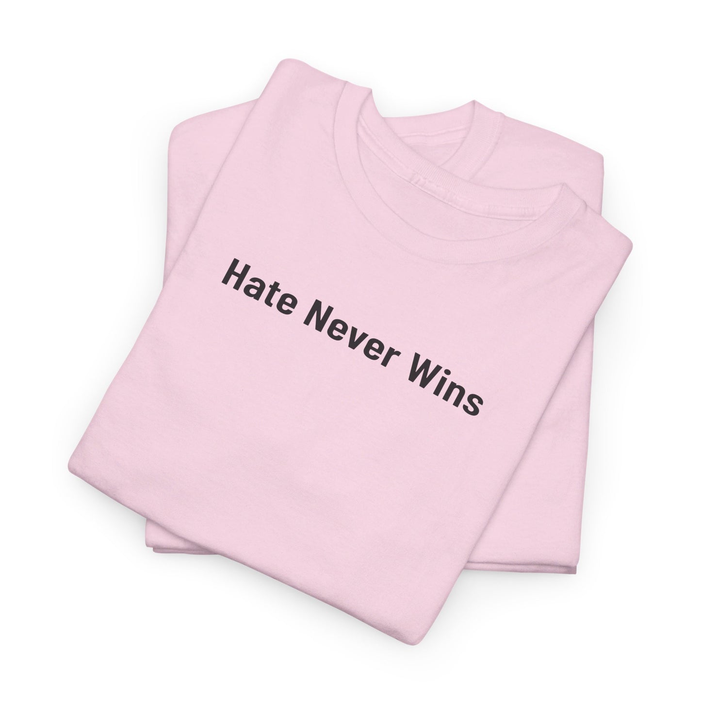 hate never wins Unisex Heavy Cotton Tee