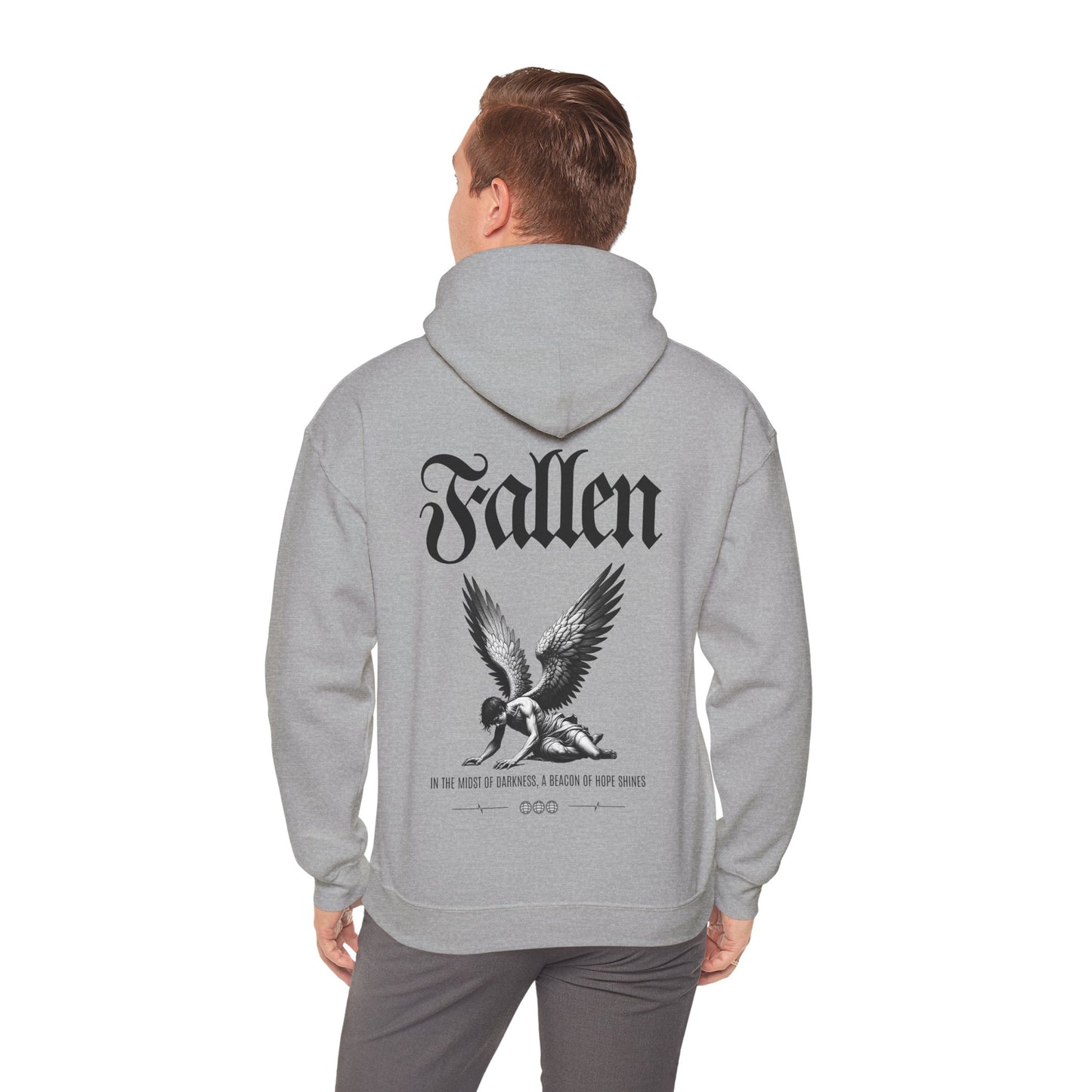 Hooded Sweatshirt - Fallen Angel Design