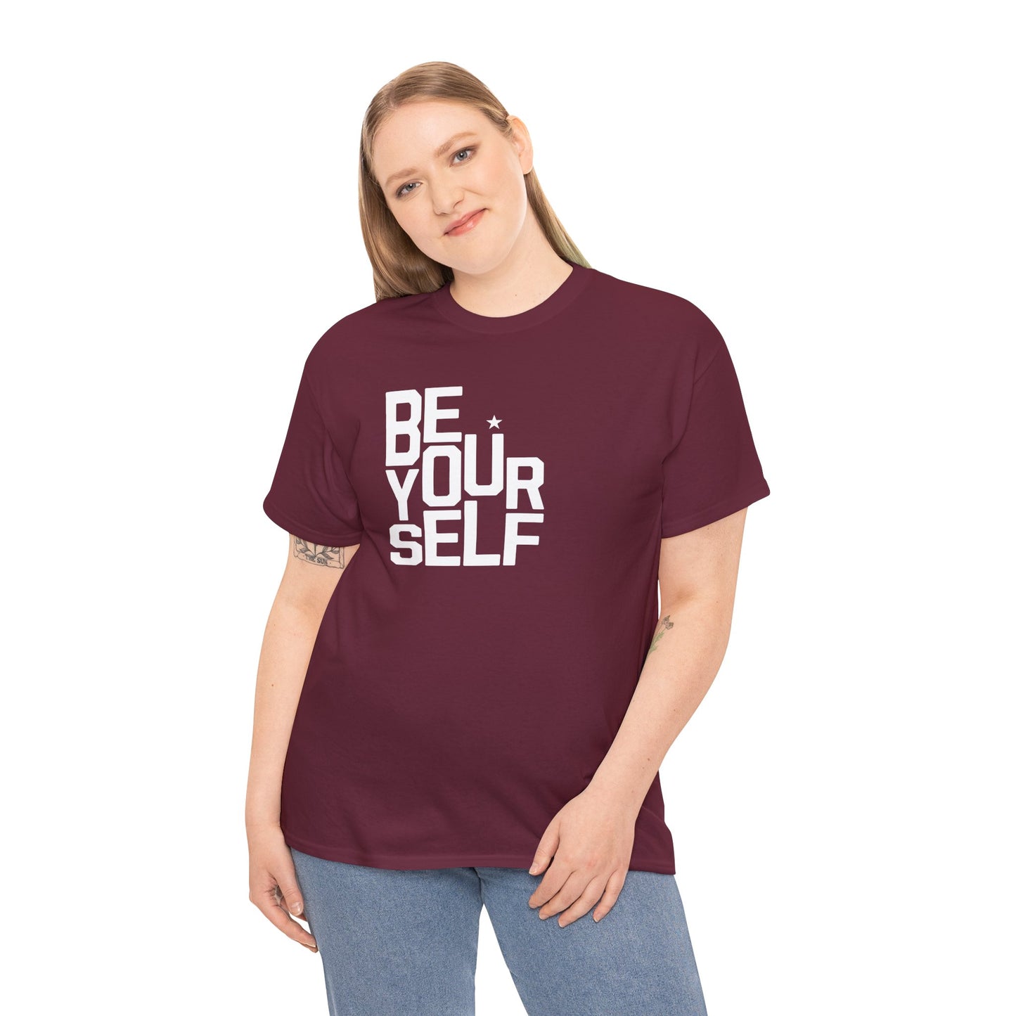 Be Yourself Unisex Heavy Cotton Premium Inspirational Tee
