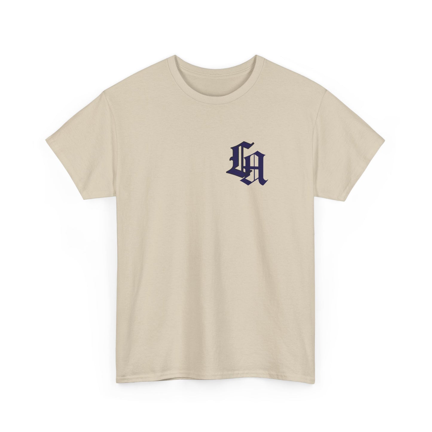 Gothic LA Minimalist Chest Tee: Premium Urban Streetwear