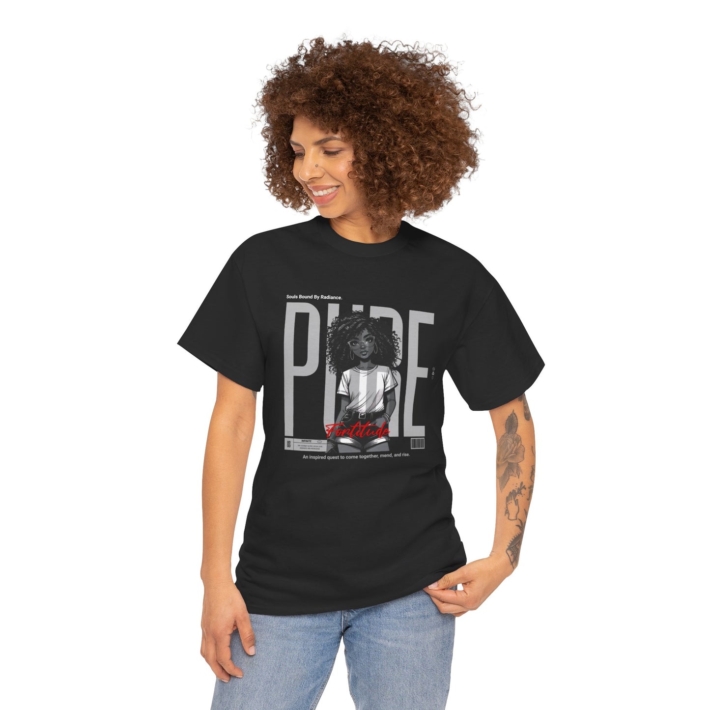 Pure fortitude and True perseverance Unisex Heavy Cotton T-shirt design