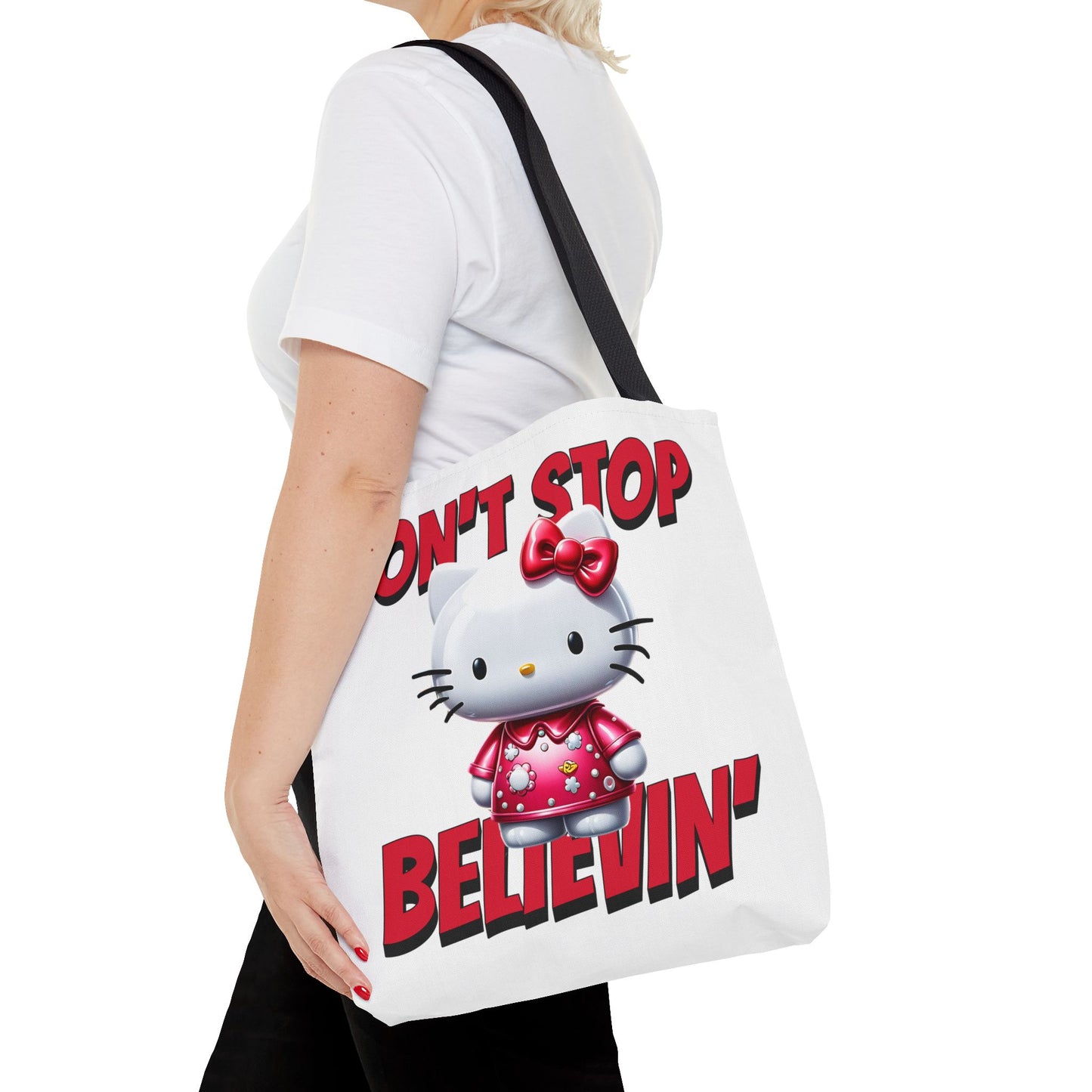 Don't Stop Believin' Tote Bag (AOP)