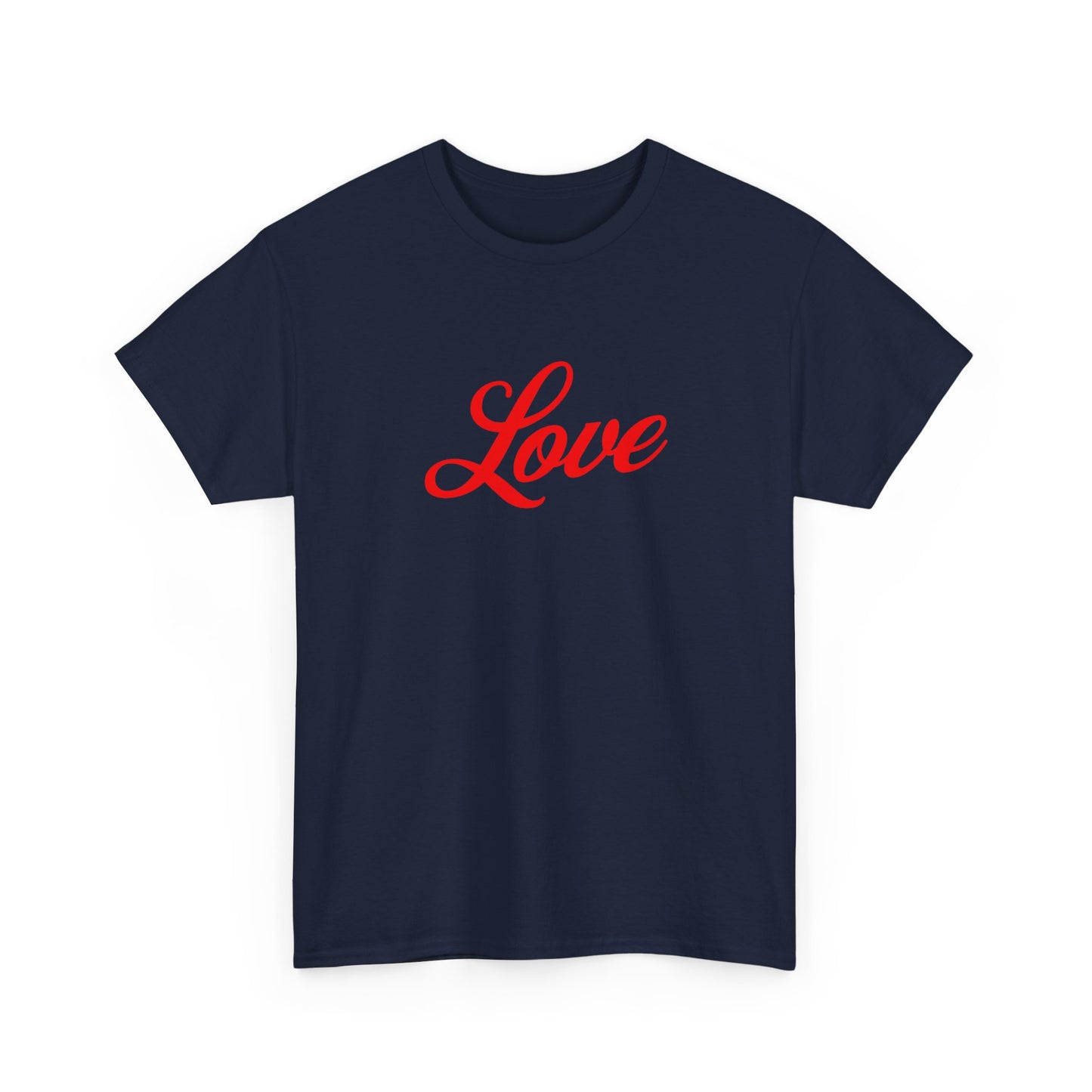 Minimal Love Graphic Tee — Simple Heart Design for Everyday Wear