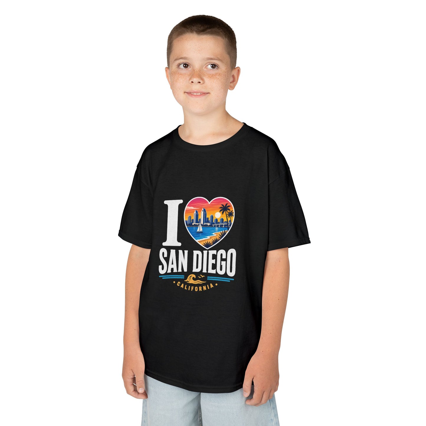 Kids I Heart San Diego Skyline Tee
