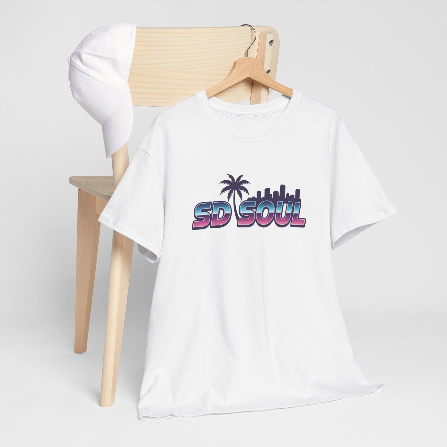 San Diego Soul: Retro Palm Premium Beach Vibe Tee