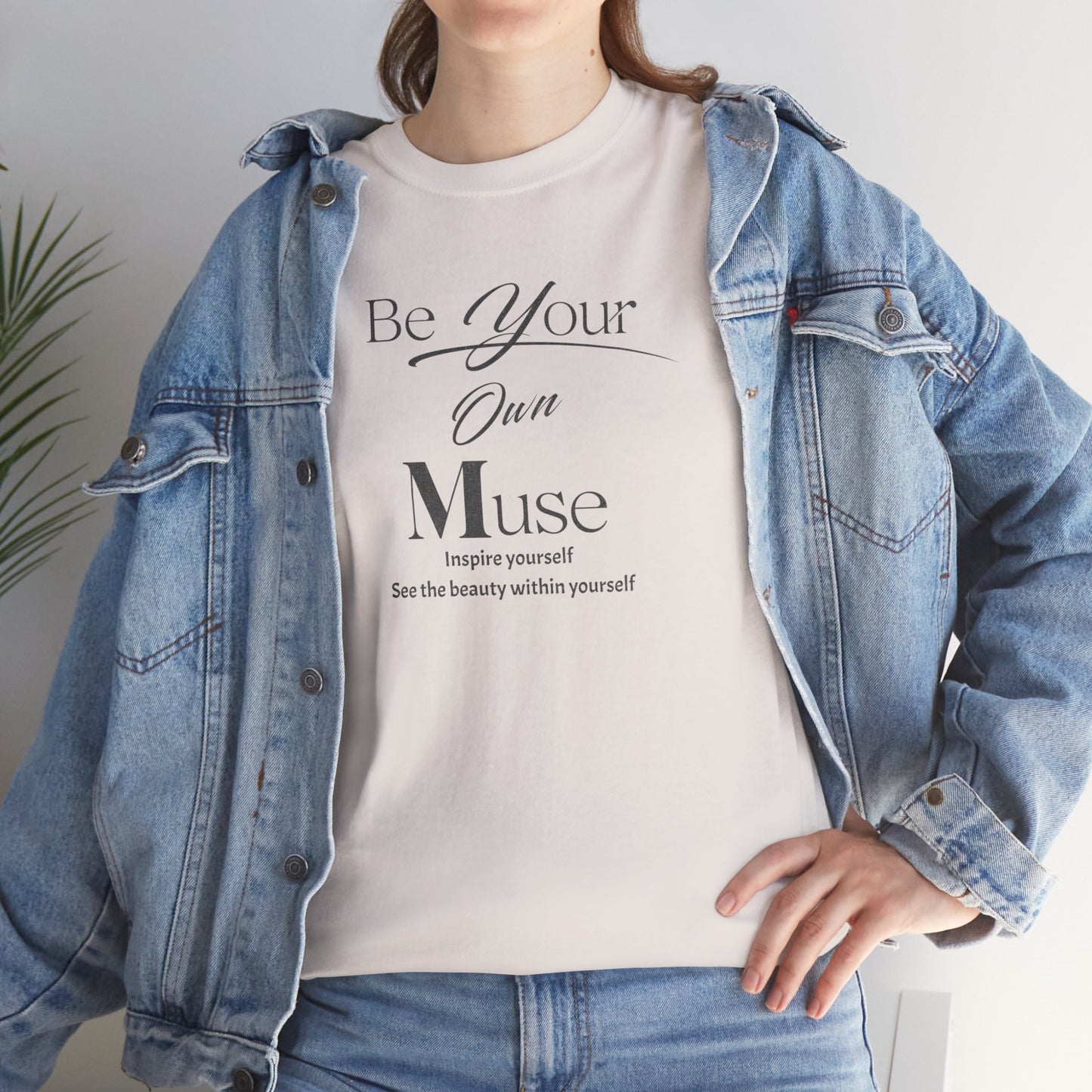 Be Your Own Muse Unisex Heavy Cotton Tee