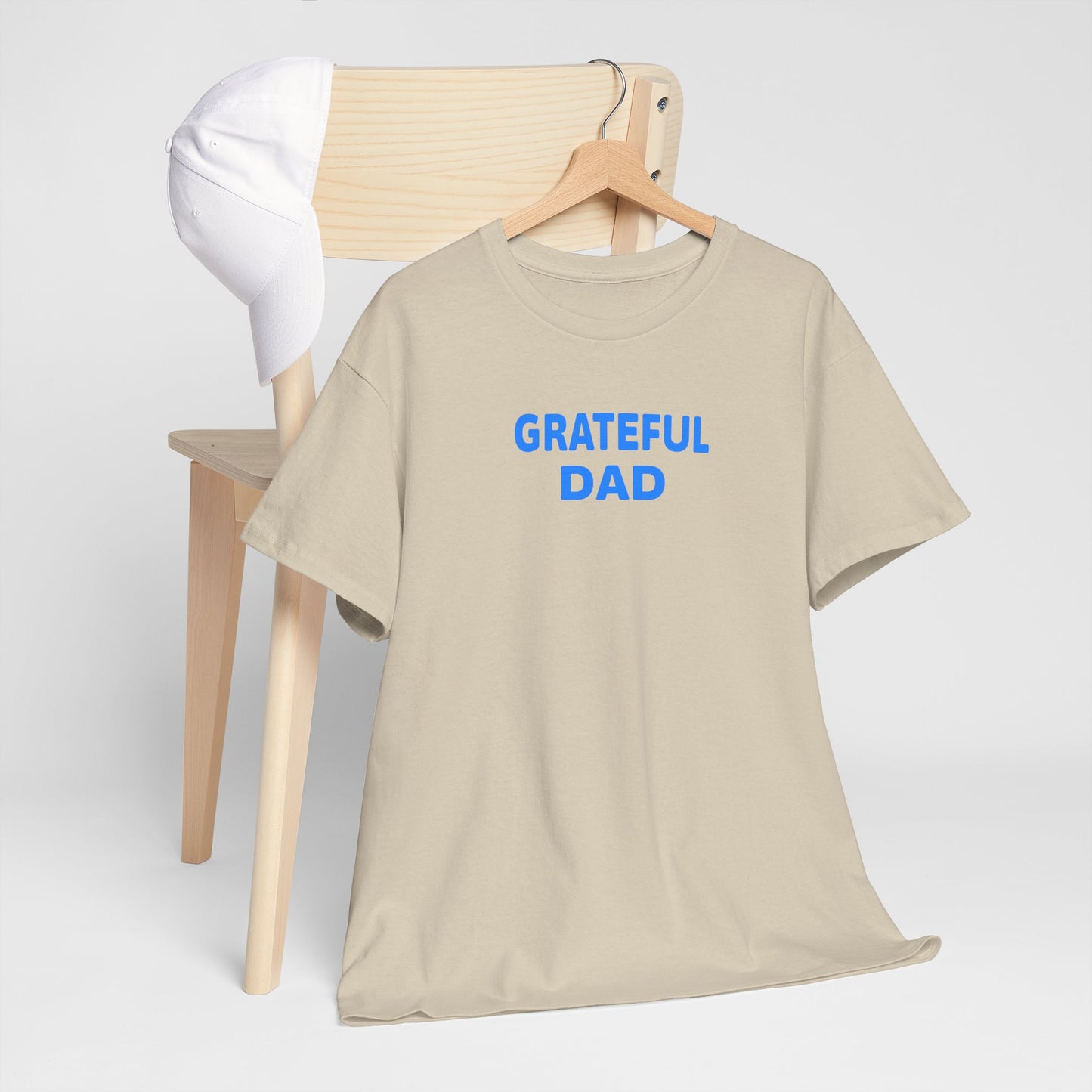 Grateful Dad T-Shirt - Unisex Heavy Cotton Tee