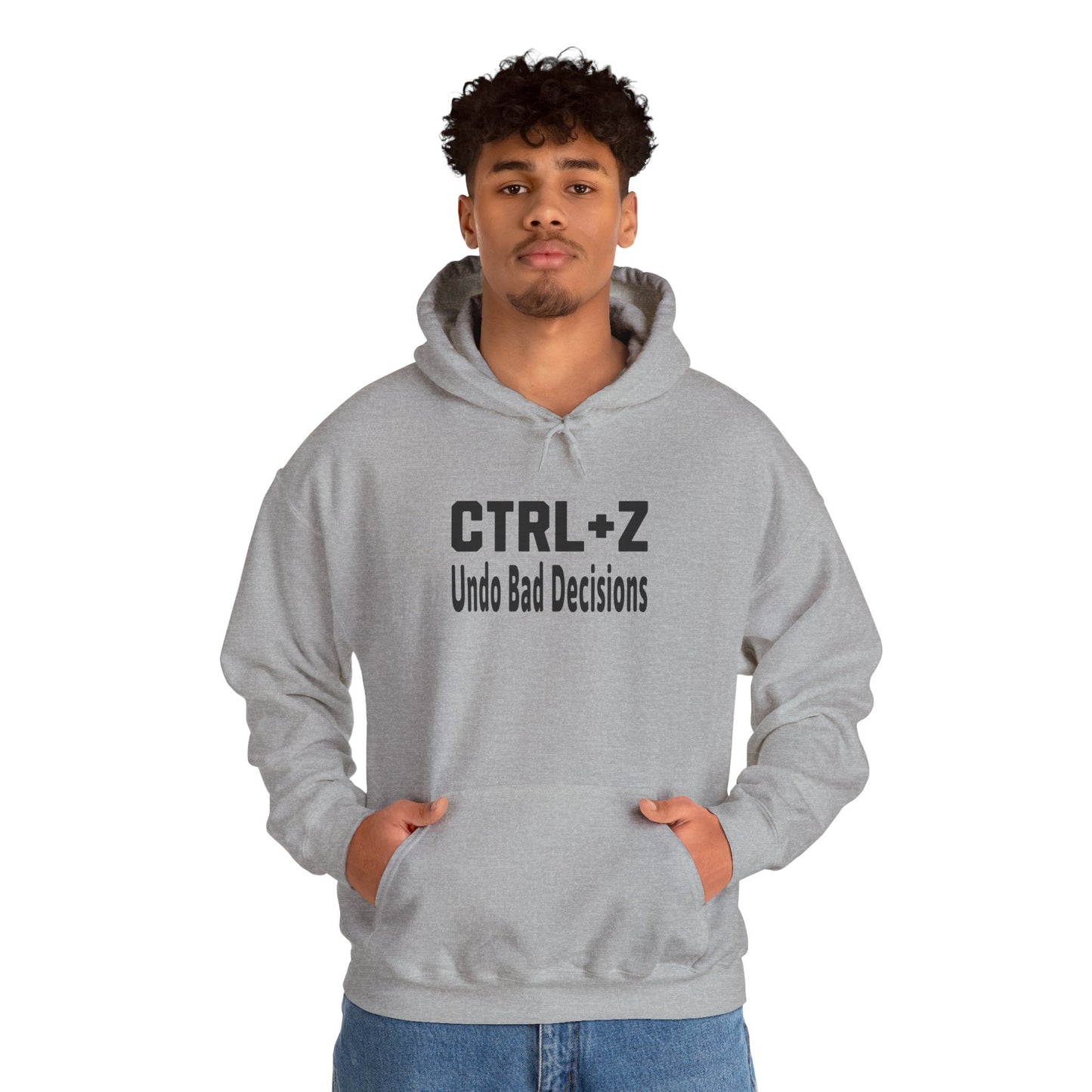Funny CTRL+Z Undo Bad Decisions Tech Humor Hoodie