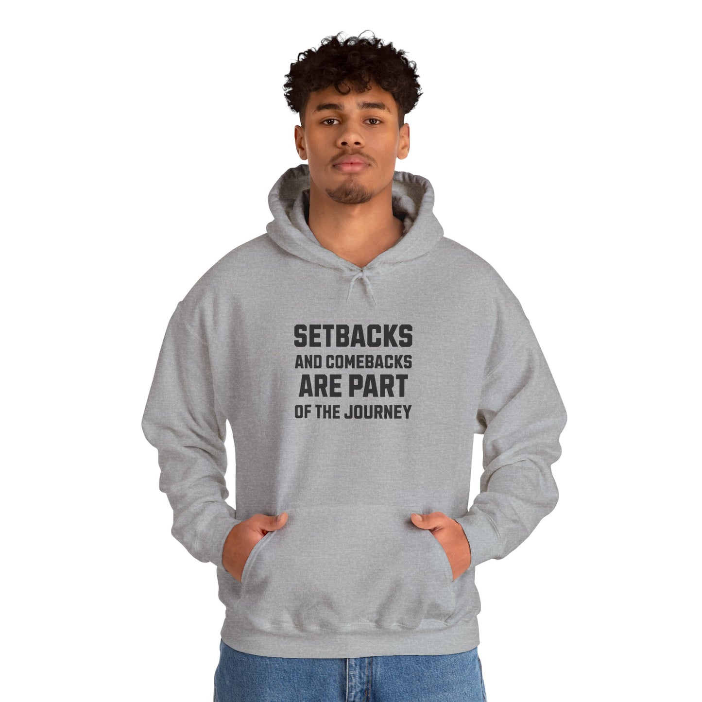 Never Give Up Motivational Hoodie