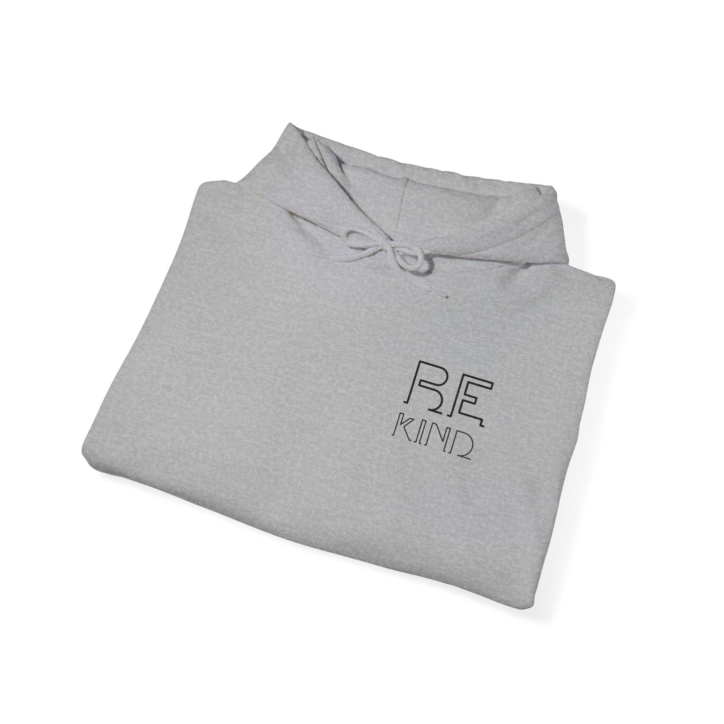 Be Kind: Minimalist Embroidered Chest Print Premium Hoodie
