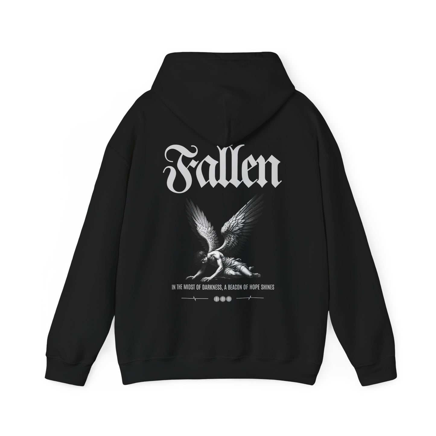 Hooded Sweatshirt - Fallen Angel Design