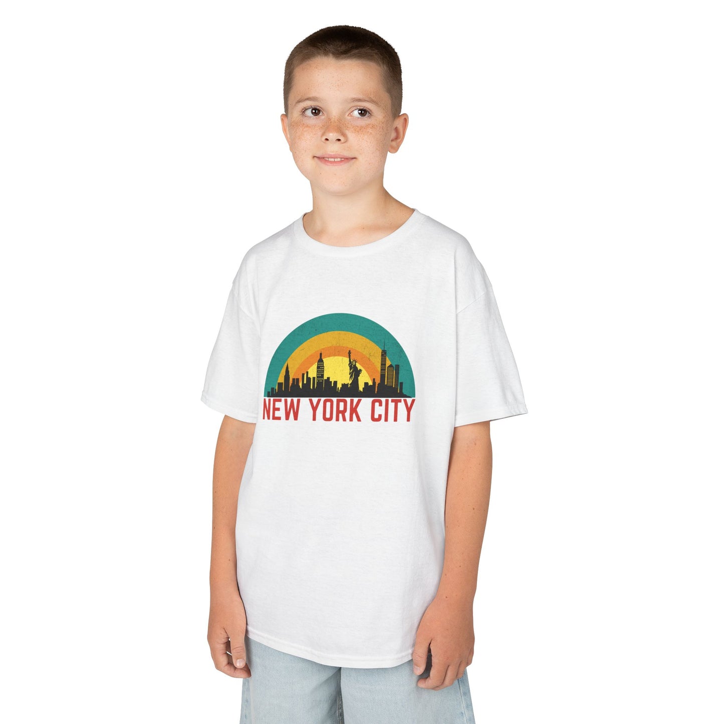 Kids Retro NYC Skyline Tee