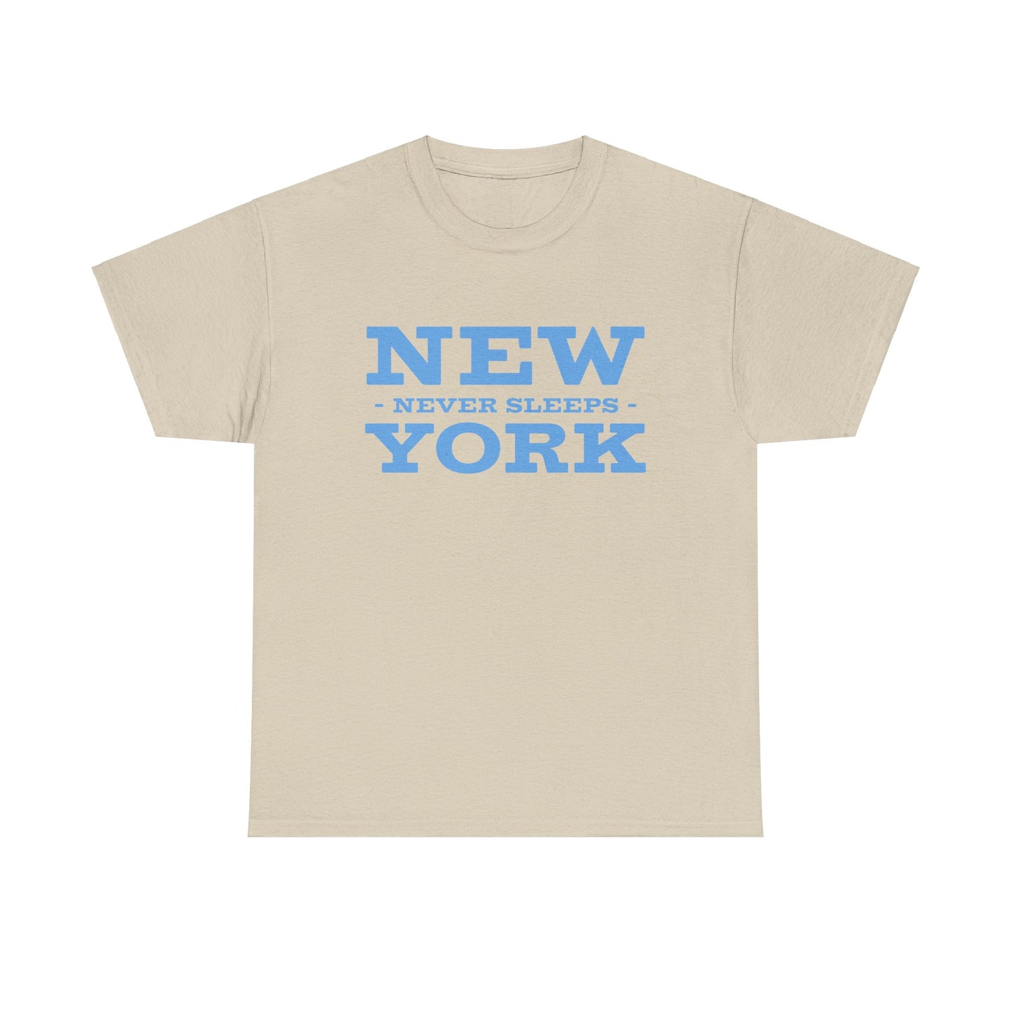 New York Never Sleeps T-Shirt - Unisex Heavy Cotton Tee