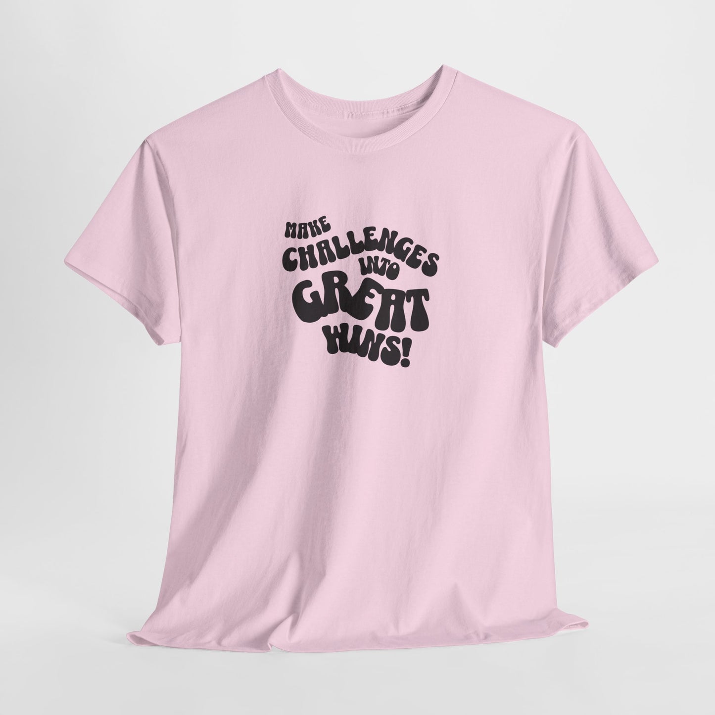 Challenge Accepted: Motivational Unisex Cotton Tee