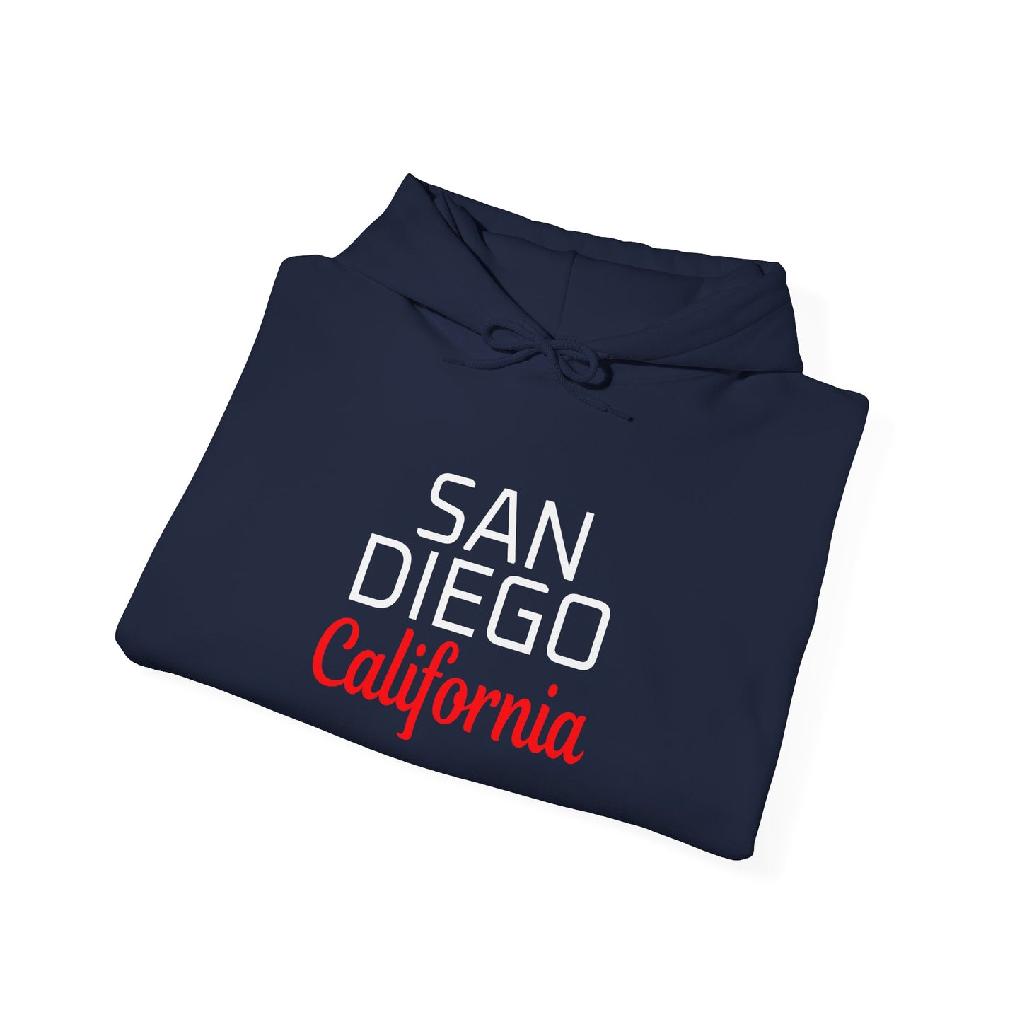 San Diego California Retro City Text Premium Hoodie