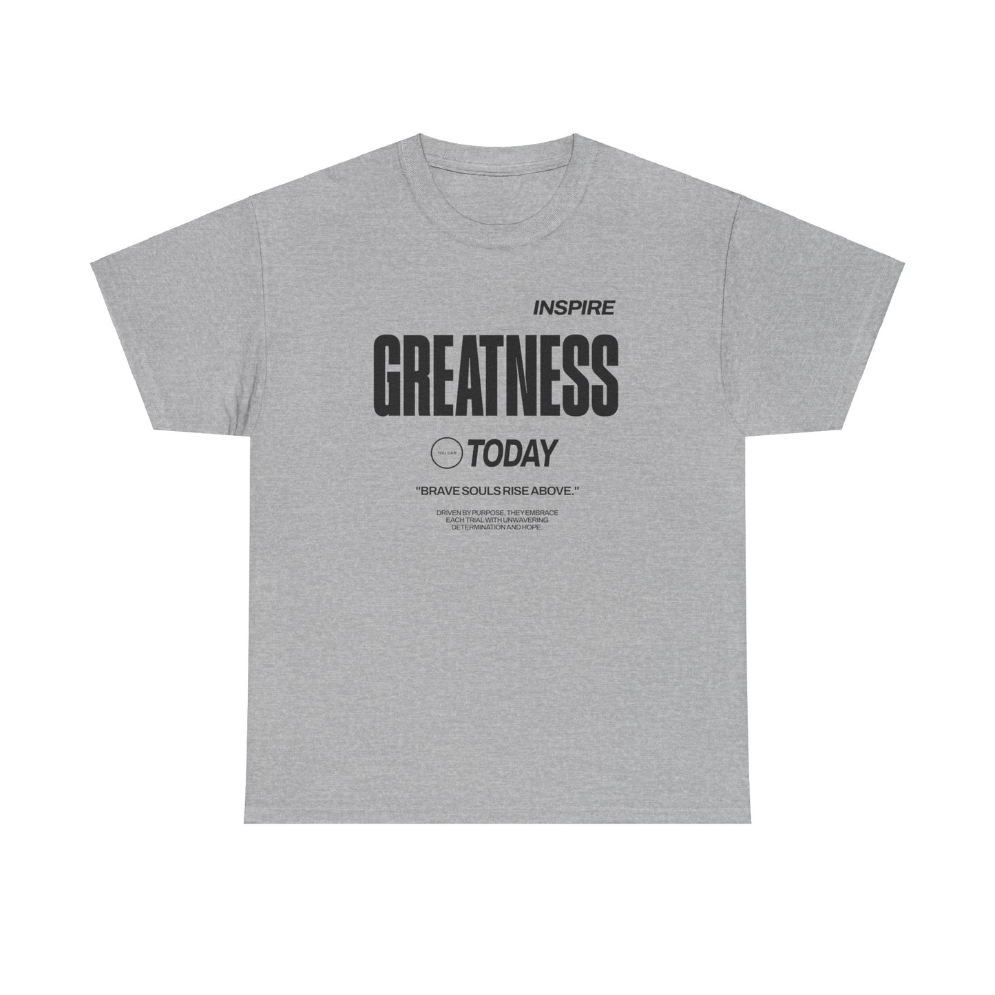 Inspire Greatness lighter color shirts Unisex Heavy Cotton Tee